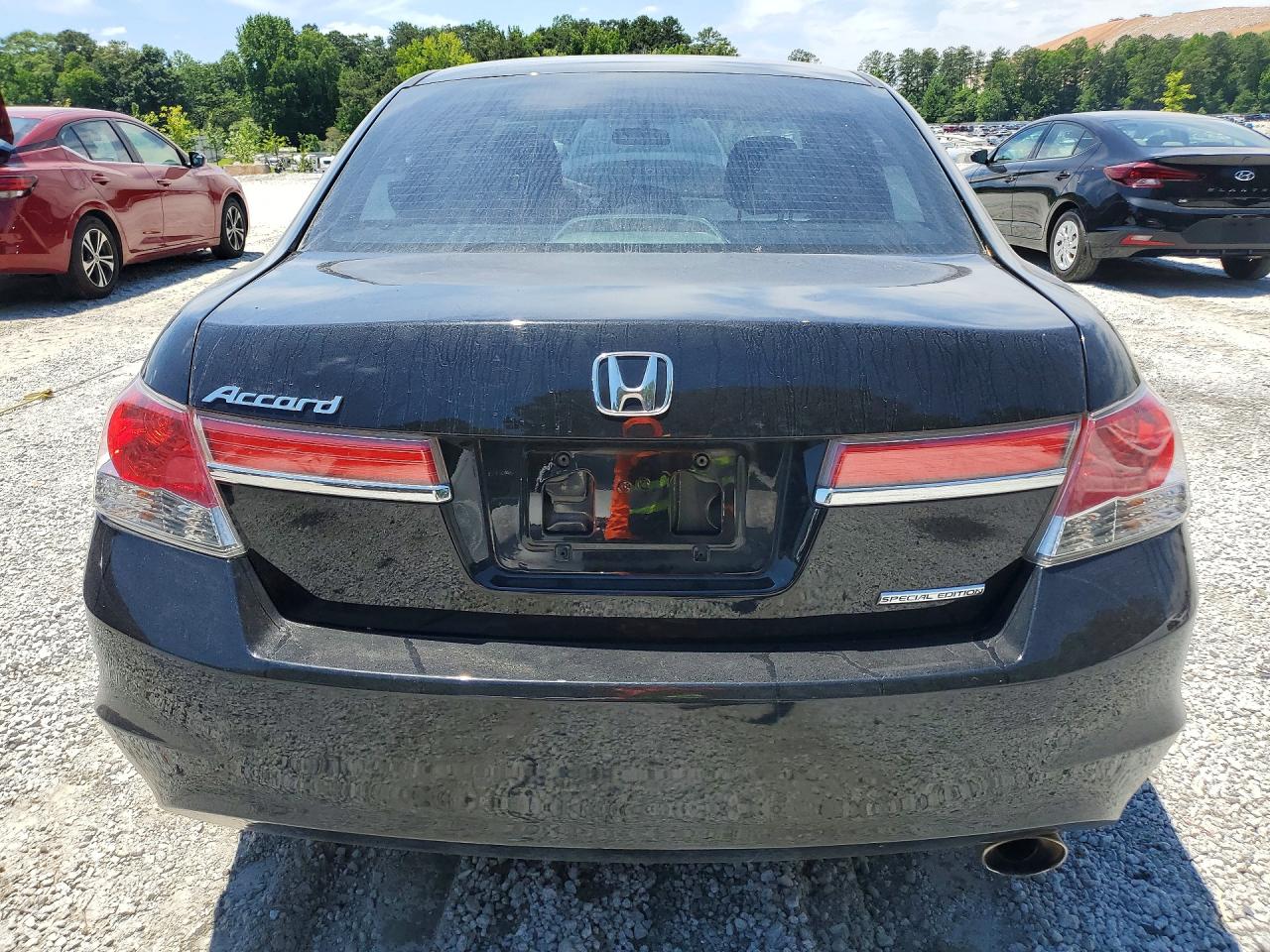 2012 Honda Accord Se Black vin: 1HGCP2F65CA140710