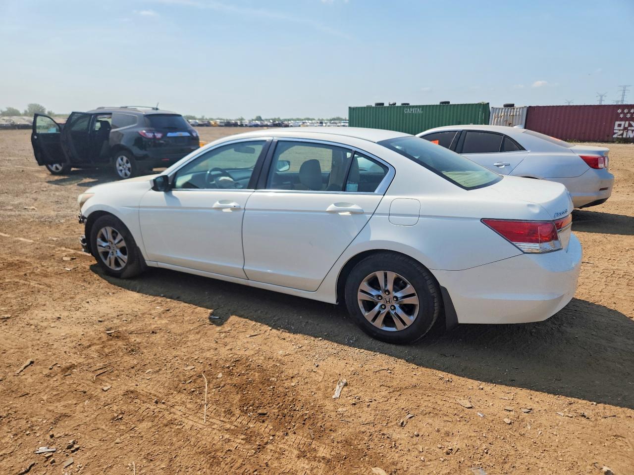 2012 Honda Accord Se White vin: 1HGCP2F65CA151464