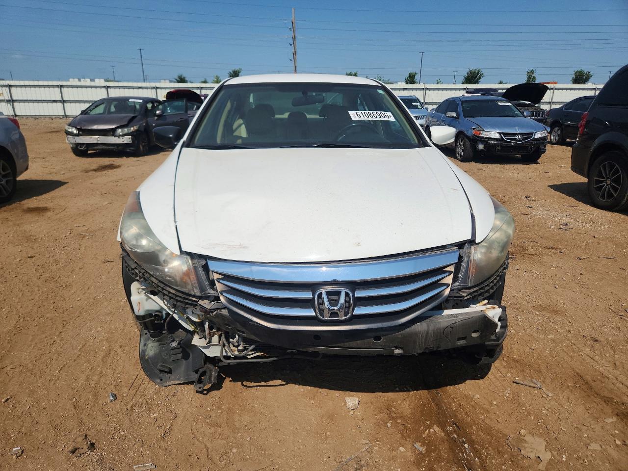 2012 Honda Accord Se White vin: 1HGCP2F65CA151464