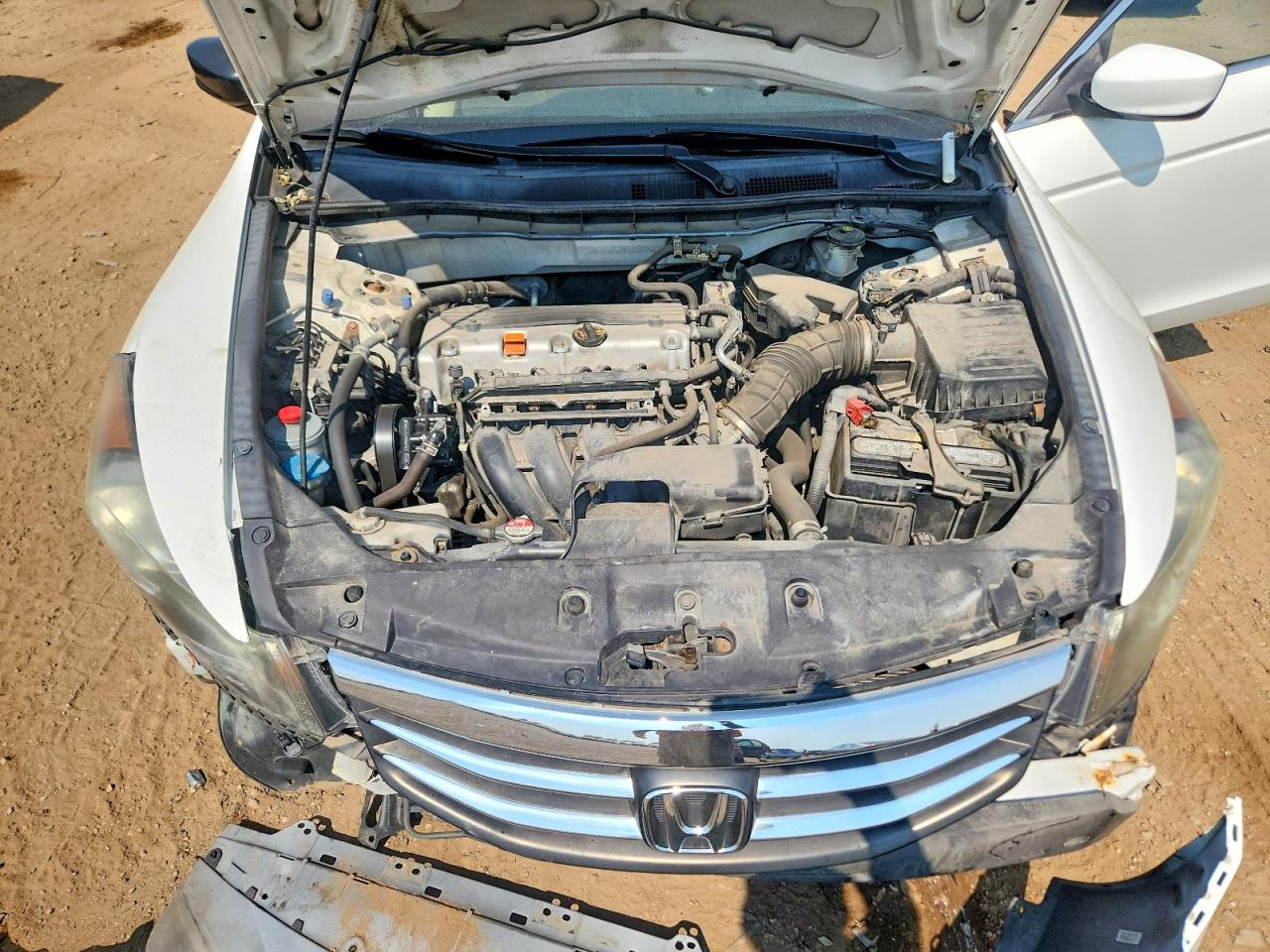 2012 Honda Accord Se White vin: 1HGCP2F65CA151464