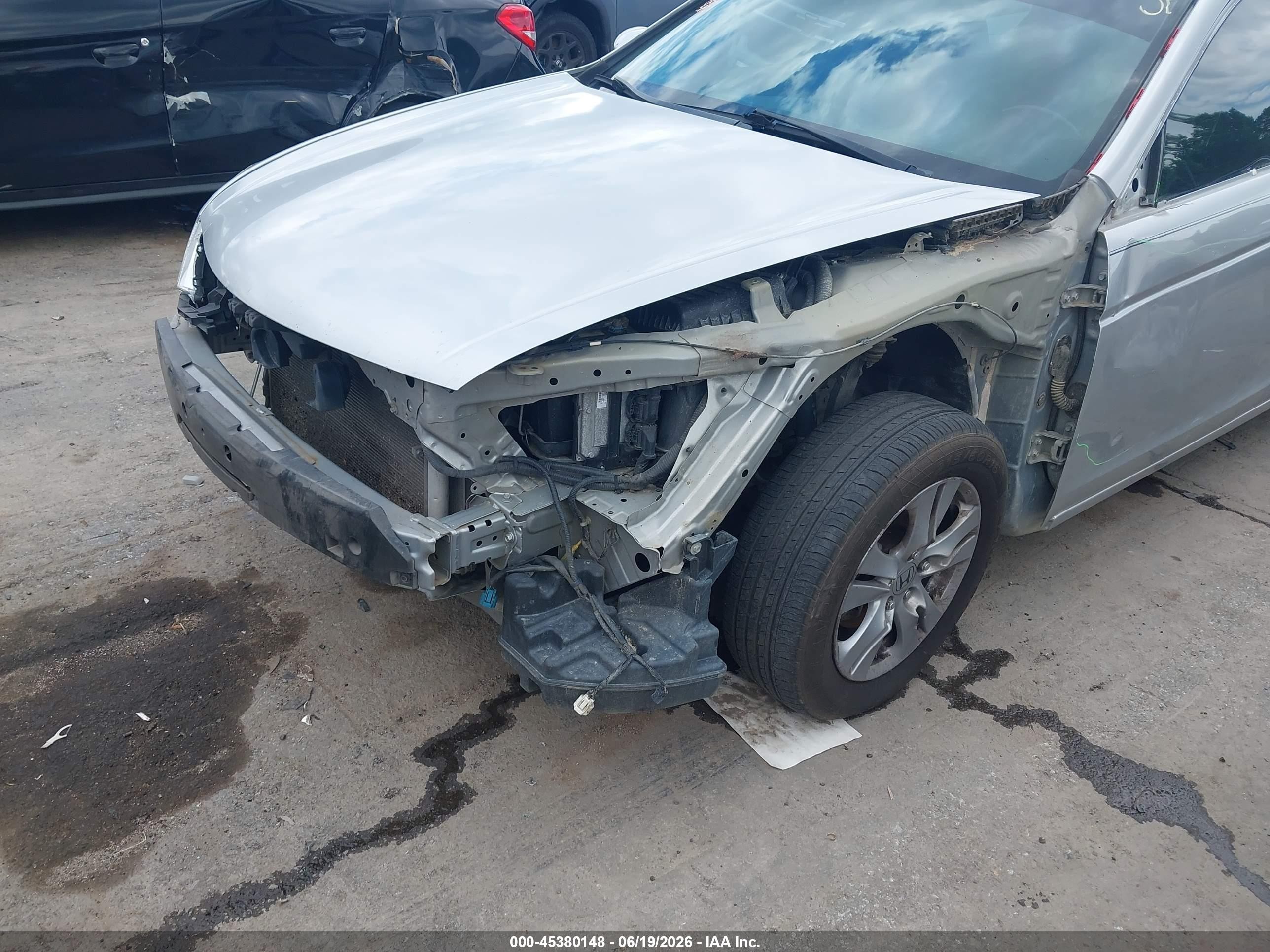 2012 Honda Accord 2.4 Se Серебряный vin: 1HGCP2F65CA152453
