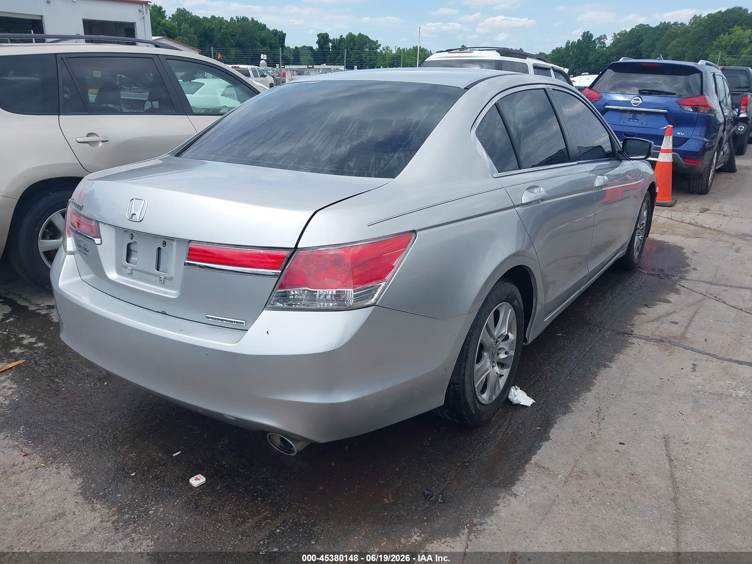 2012 Honda Accord 2.4 Se Серебряный vin: 1HGCP2F65CA152453
