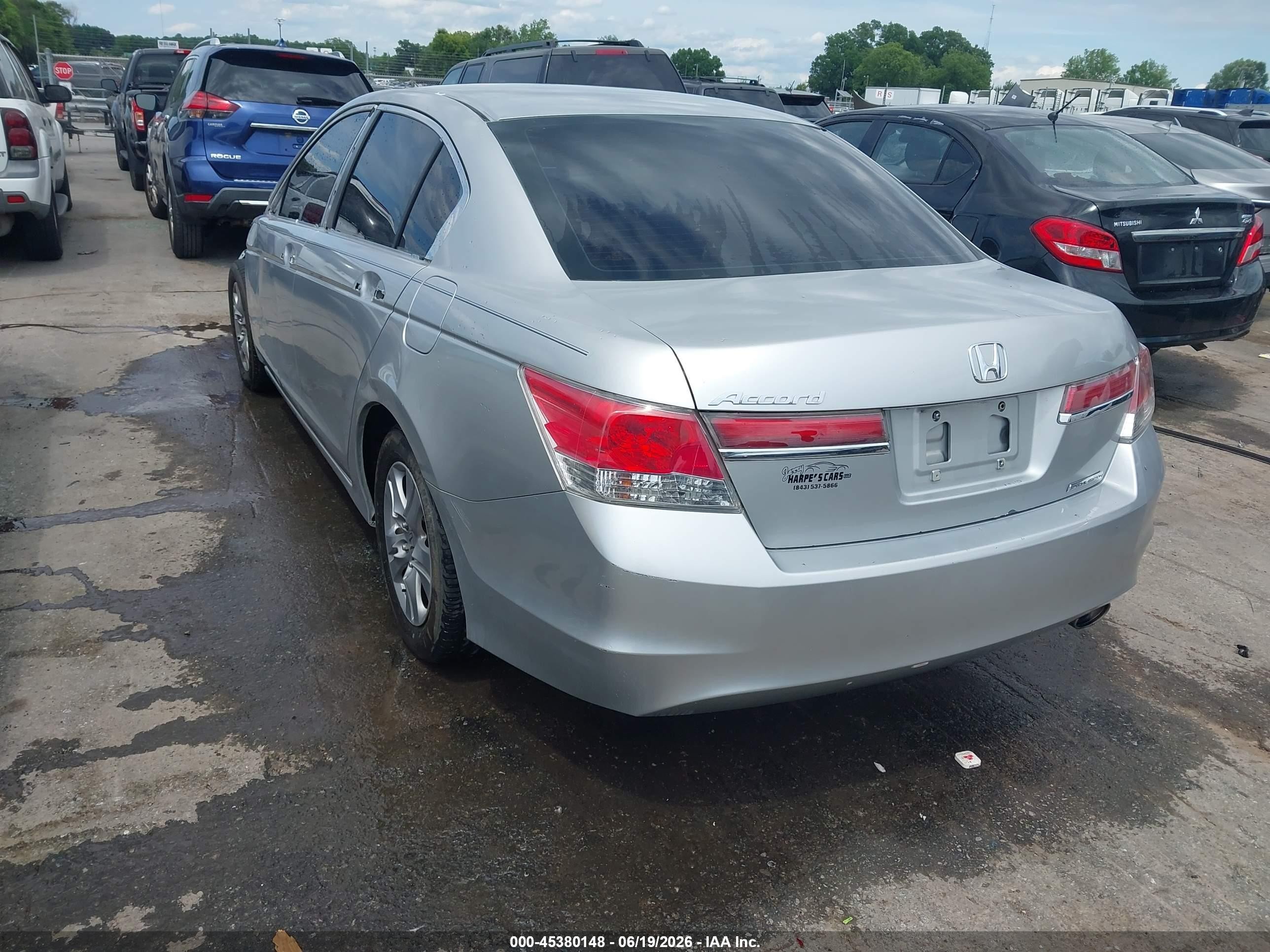 2012 Honda Accord 2.4 Se Серебряный vin: 1HGCP2F65CA152453