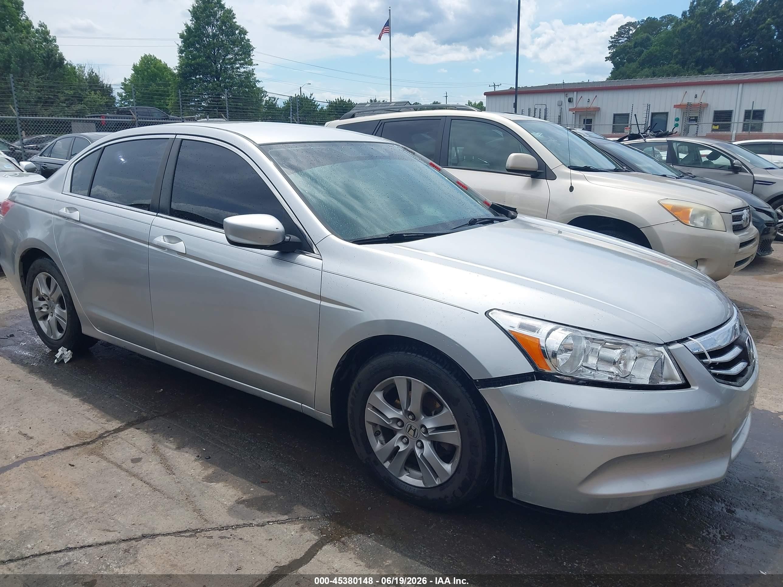 2012 Honda Accord 2.4 Se Серебряный vin: 1HGCP2F65CA152453