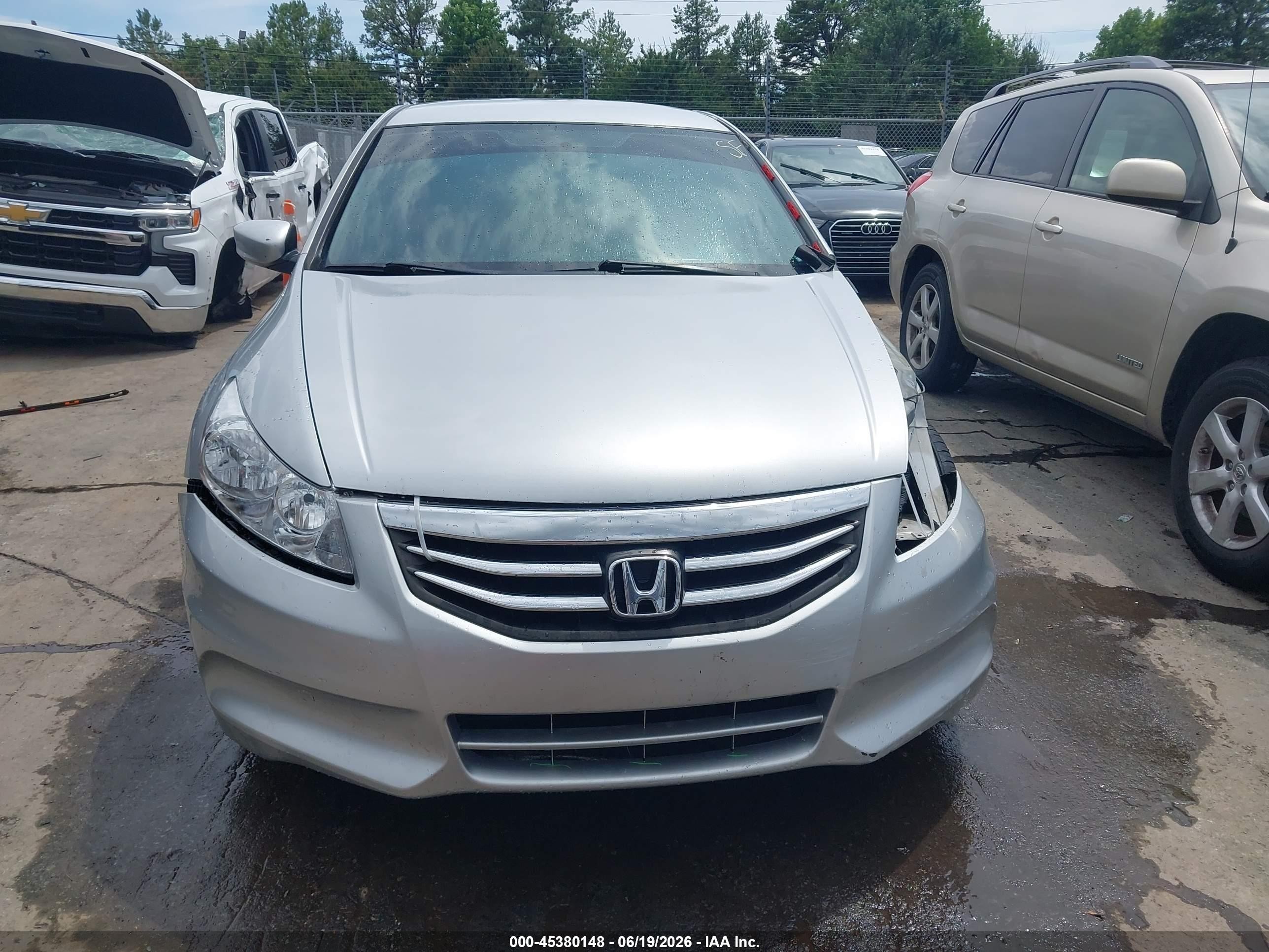 2012 Honda Accord 2.4 Se Серебряный vin: 1HGCP2F65CA152453