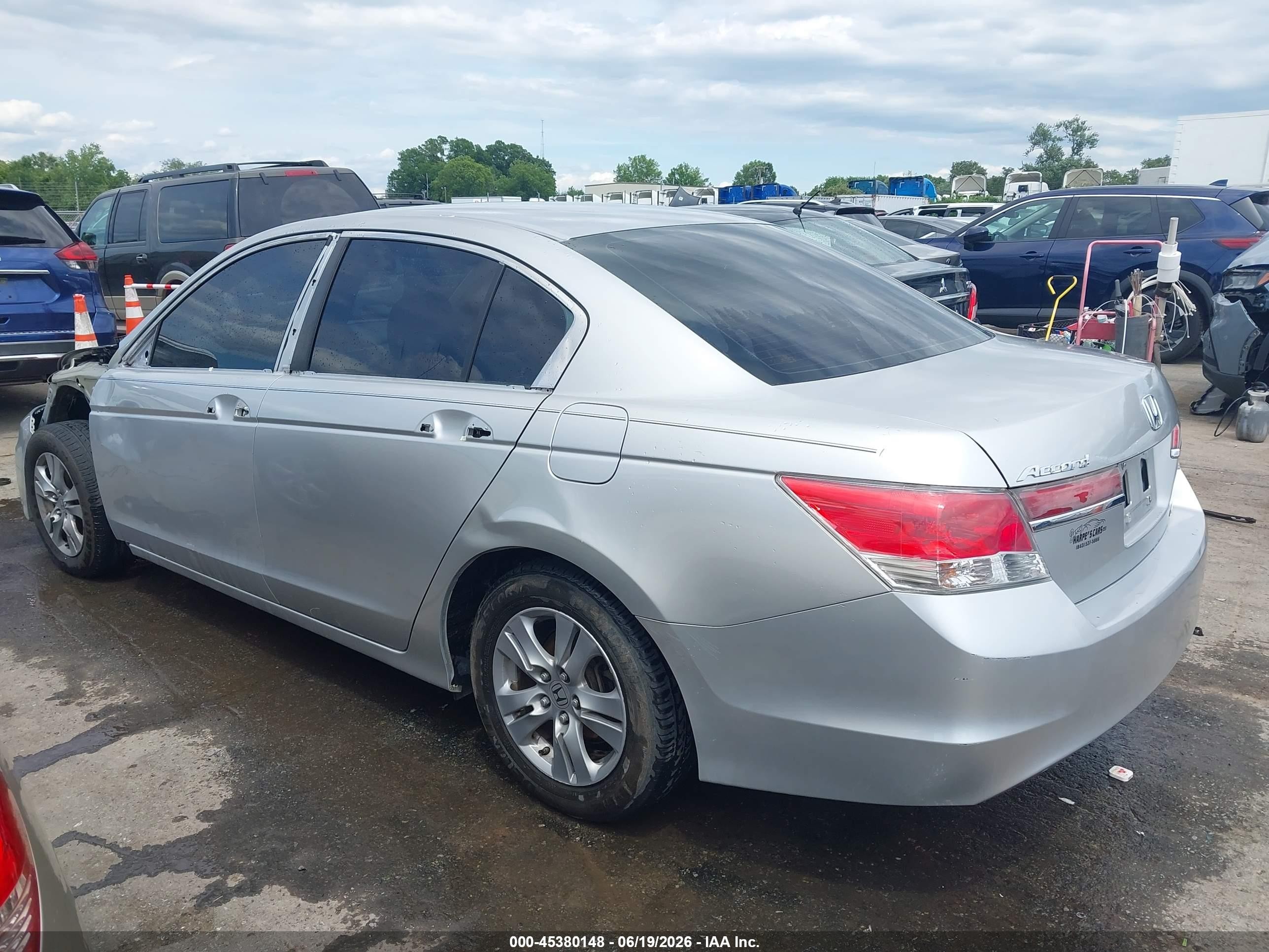 2012 Honda Accord 2.4 Se Серебряный vin: 1HGCP2F65CA152453