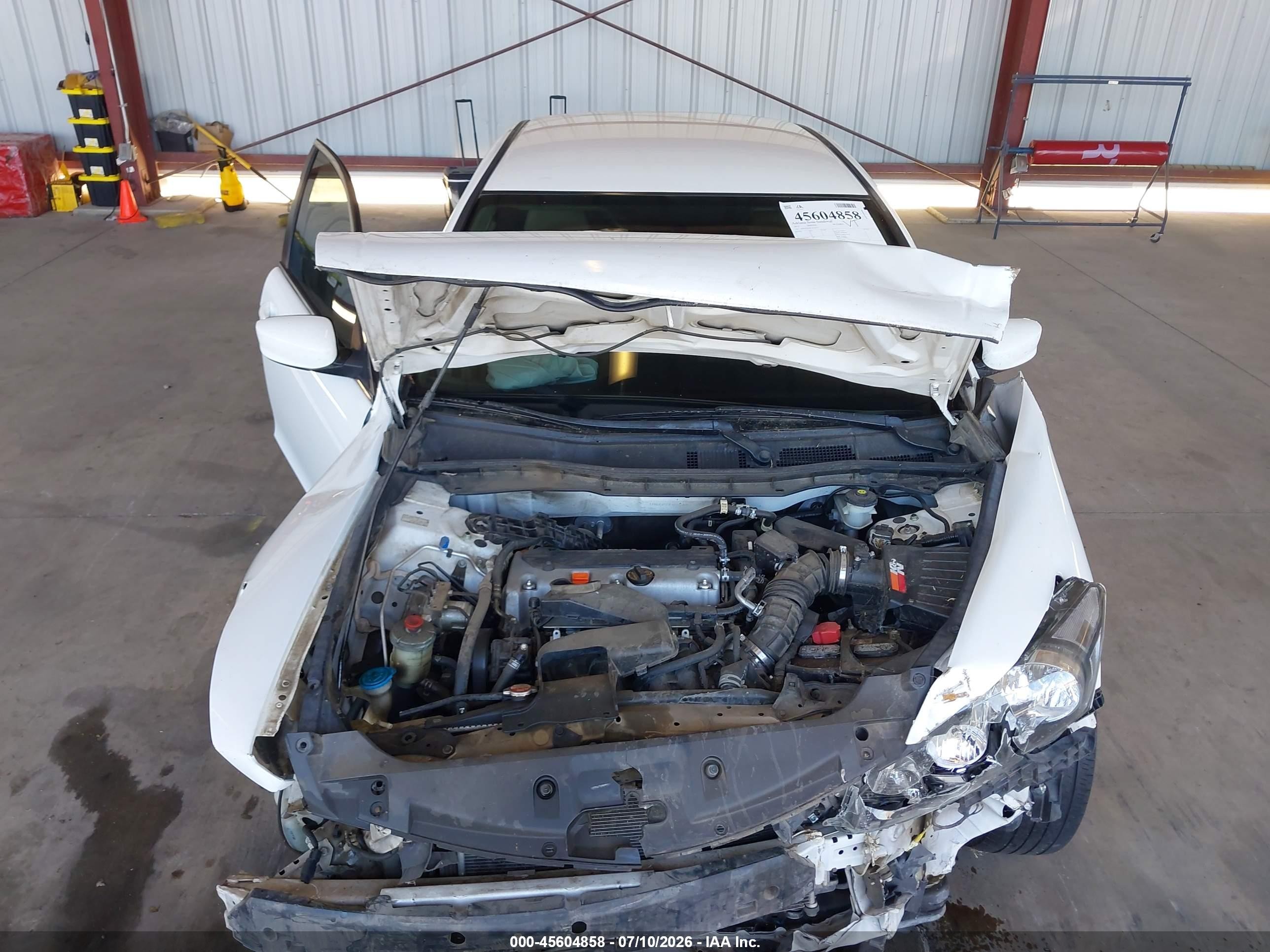 2012 Honda Accord 2.4 Se White vin: 1HGCP2F65CA152517