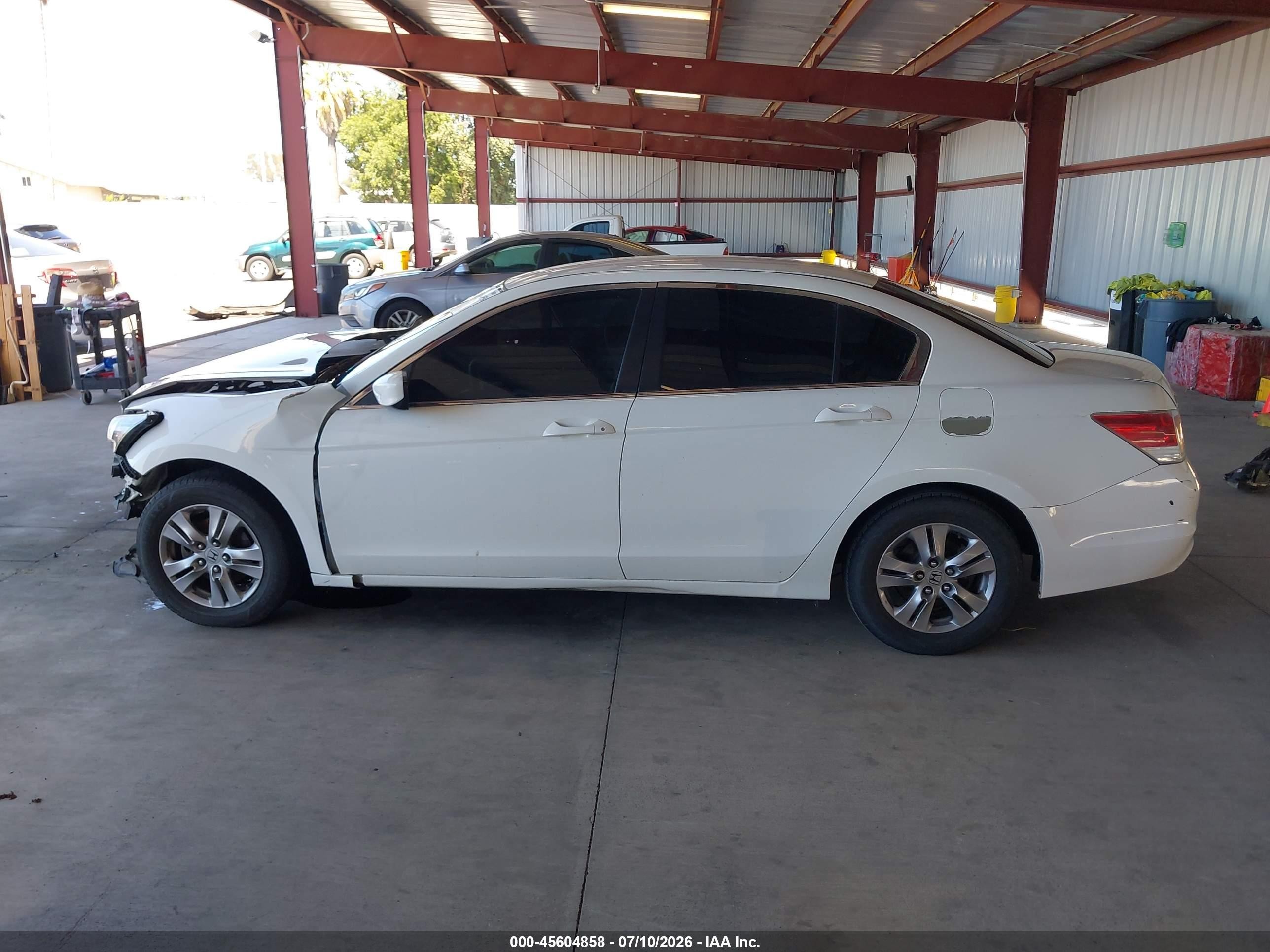 2012 Honda Accord 2.4 Se White vin: 1HGCP2F65CA152517