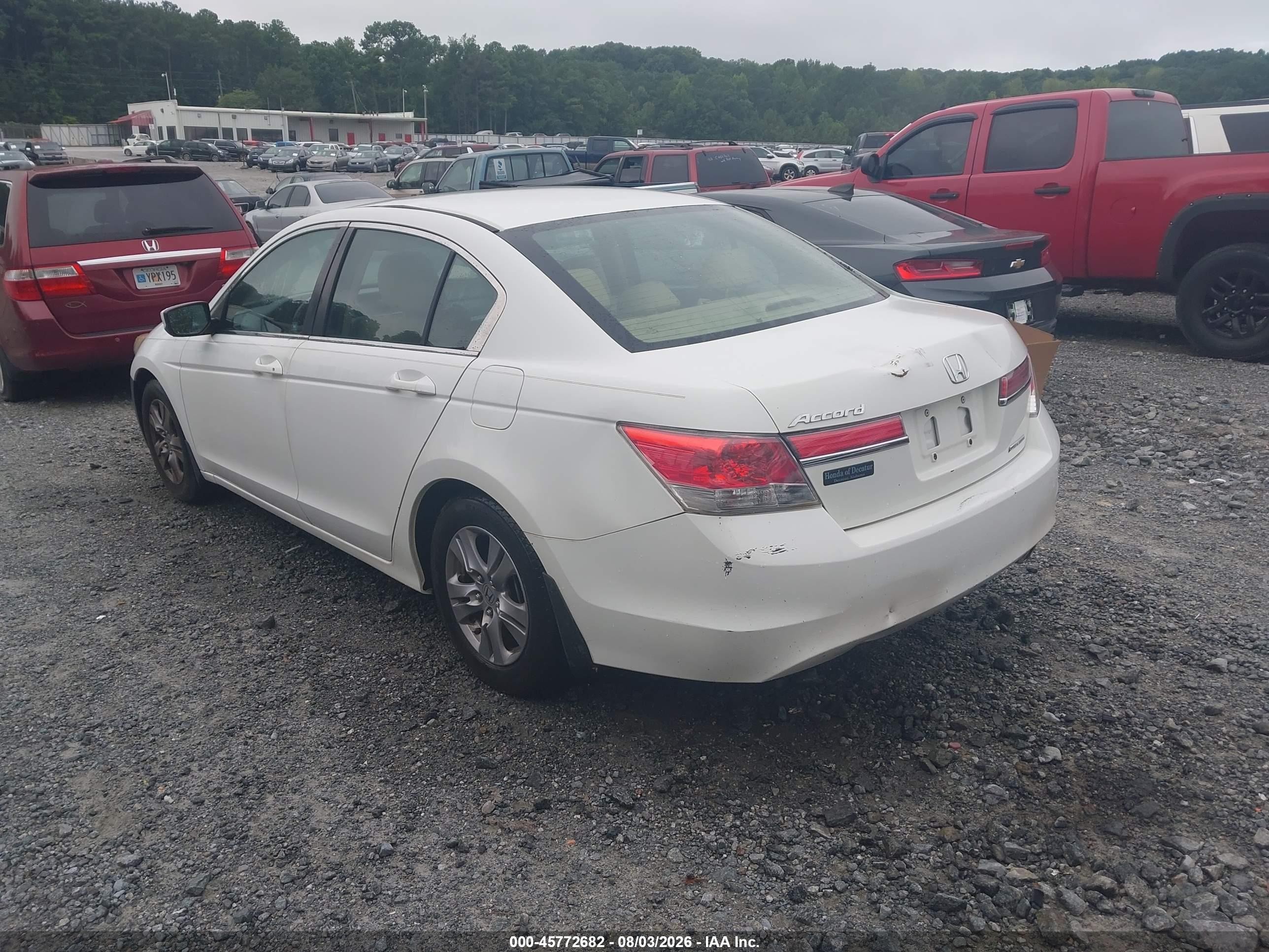2012 Honda Accord 2.4 Se White vin: 1HGCP2F65CA157121