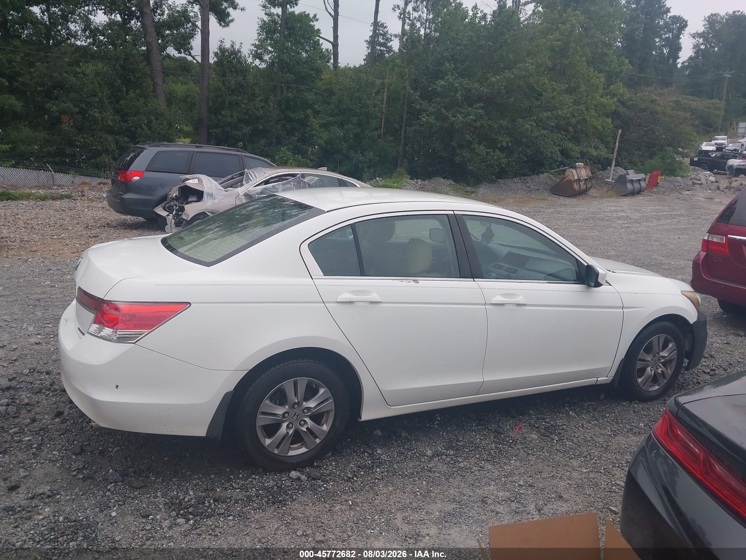 2012 Honda Accord 2.4 Se White vin: 1HGCP2F65CA157121
