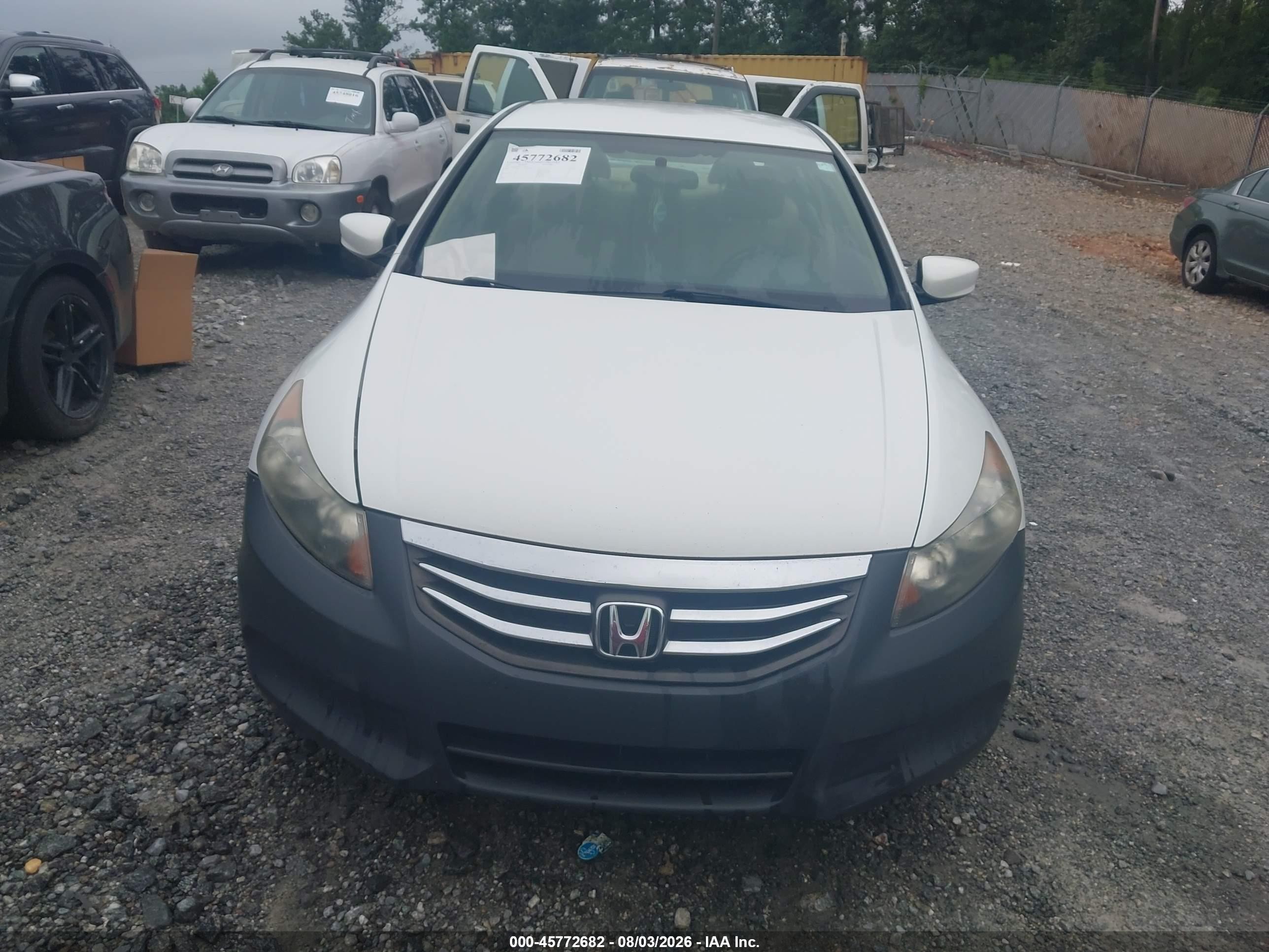 2012 Honda Accord 2.4 Se White vin: 1HGCP2F65CA157121