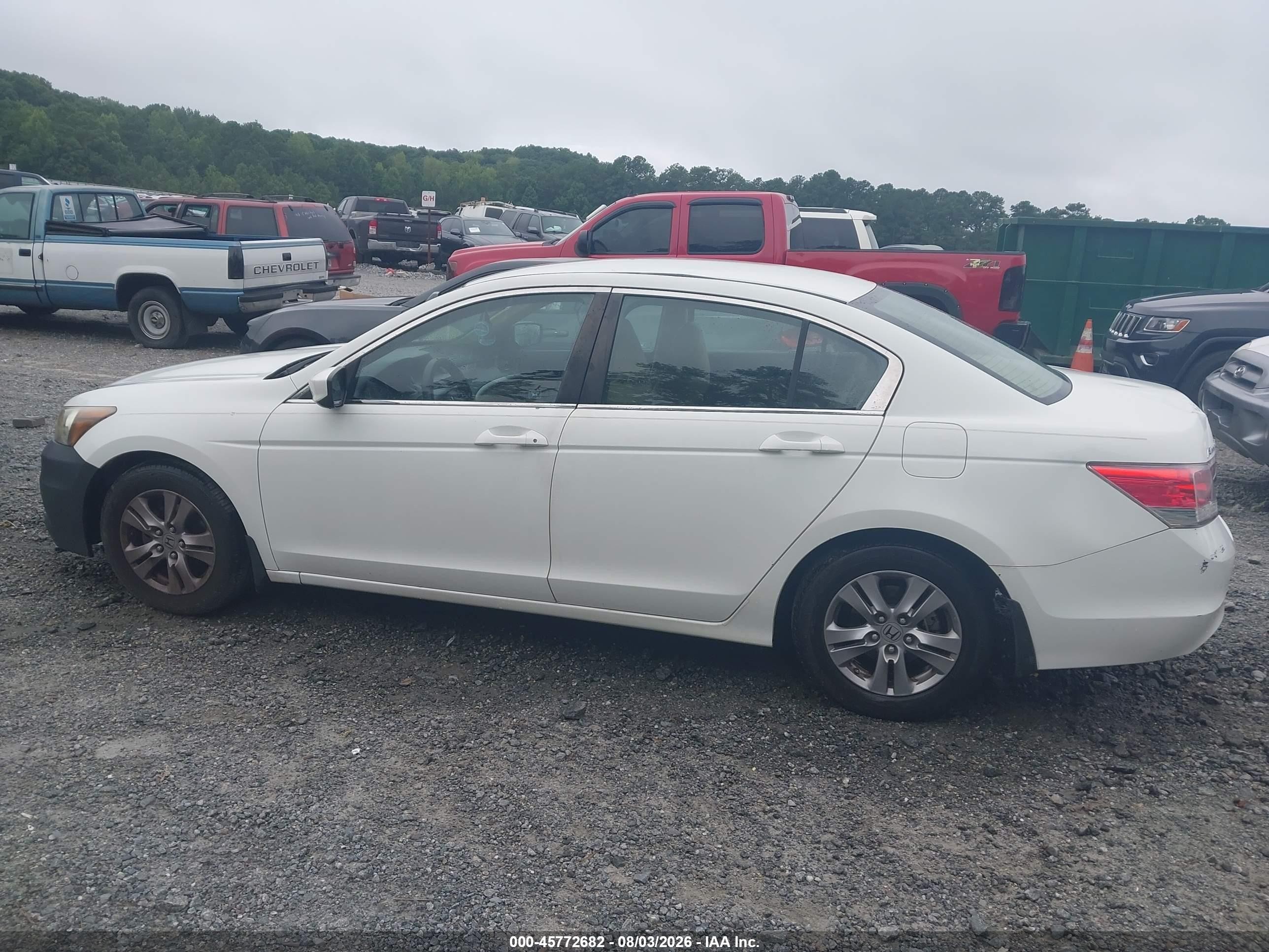 2012 Honda Accord 2.4 Se White vin: 1HGCP2F65CA157121