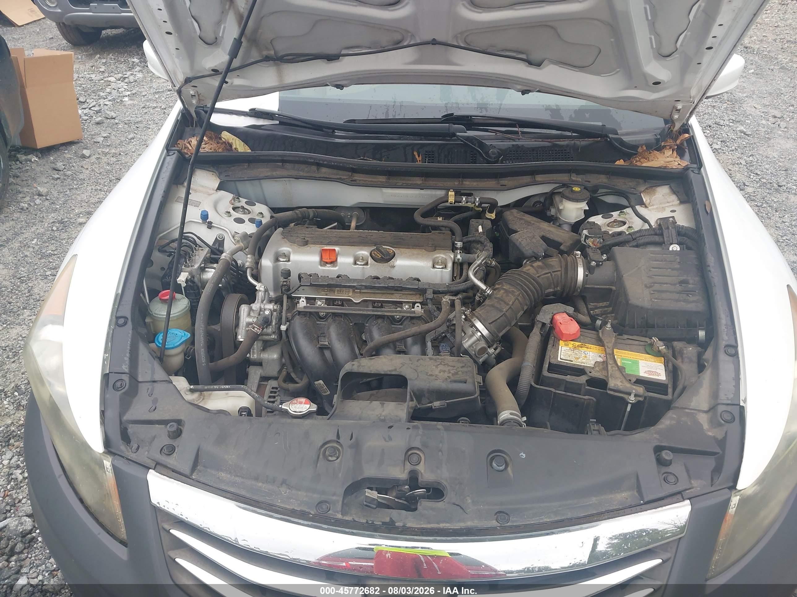 2012 Honda Accord 2.4 Se White vin: 1HGCP2F65CA157121