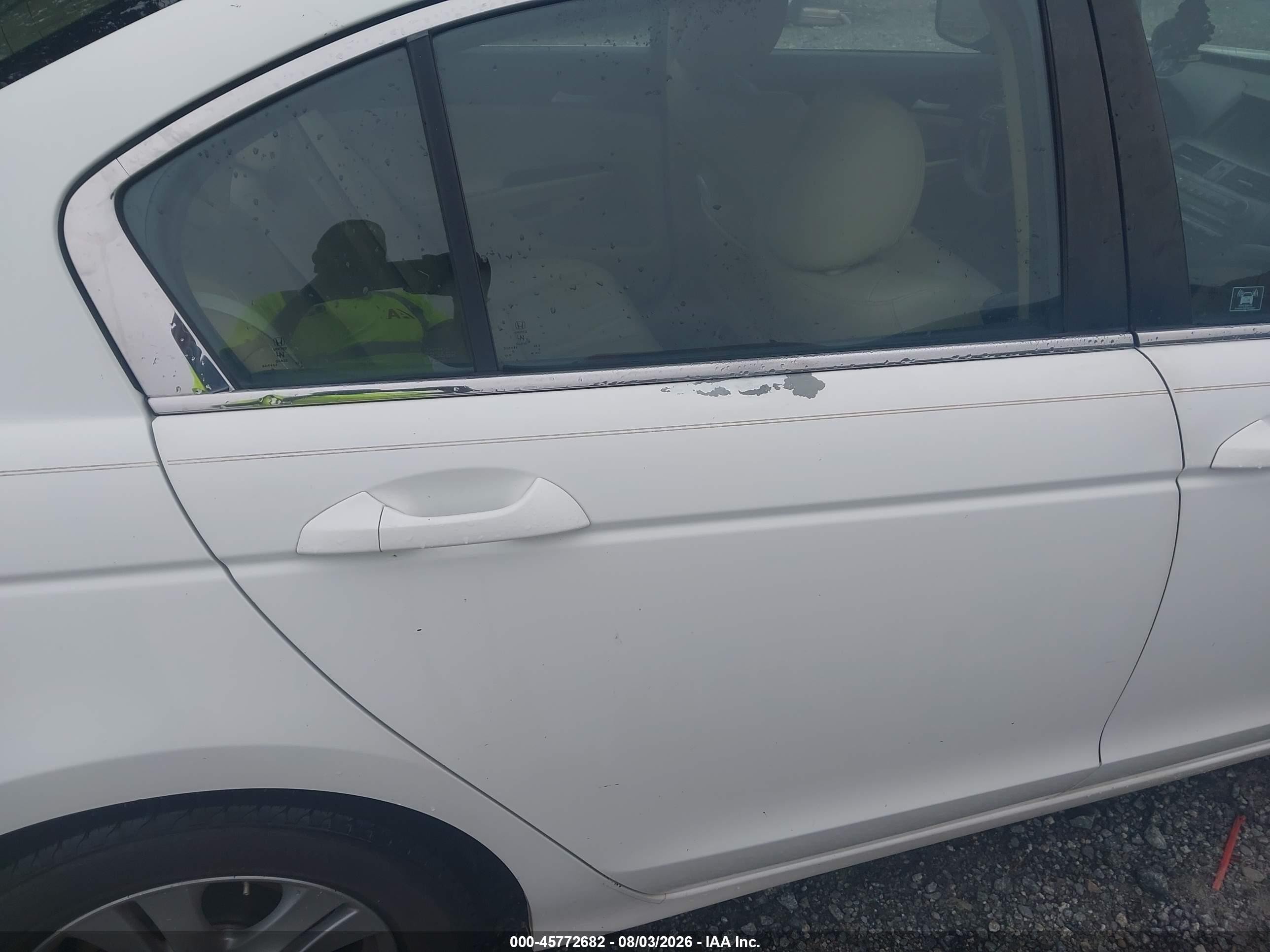 2012 Honda Accord 2.4 Se White vin: 1HGCP2F65CA157121