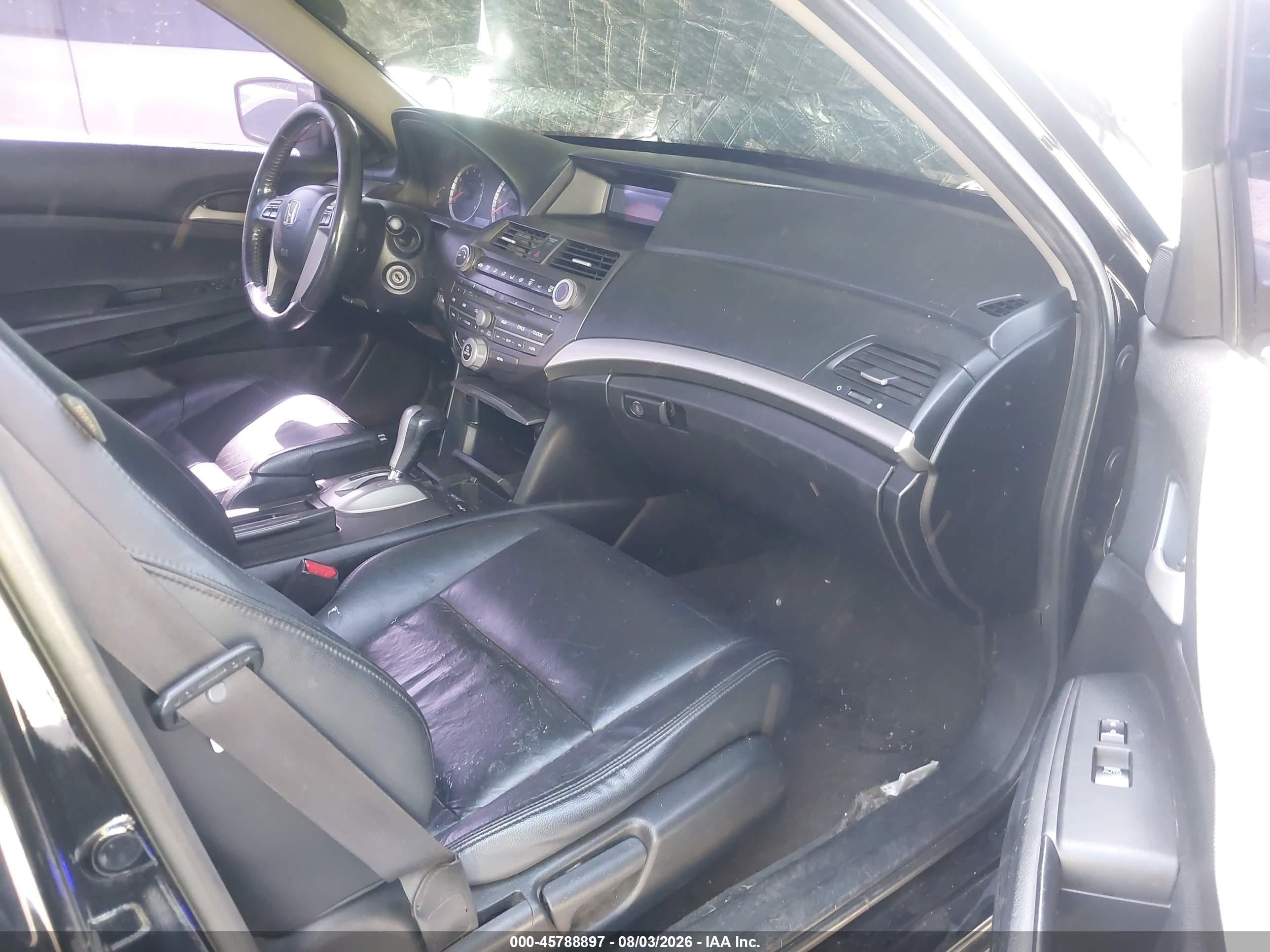 2012 Honda Accord 2.4 Se Black vin: 1HGCP2F65CA161167