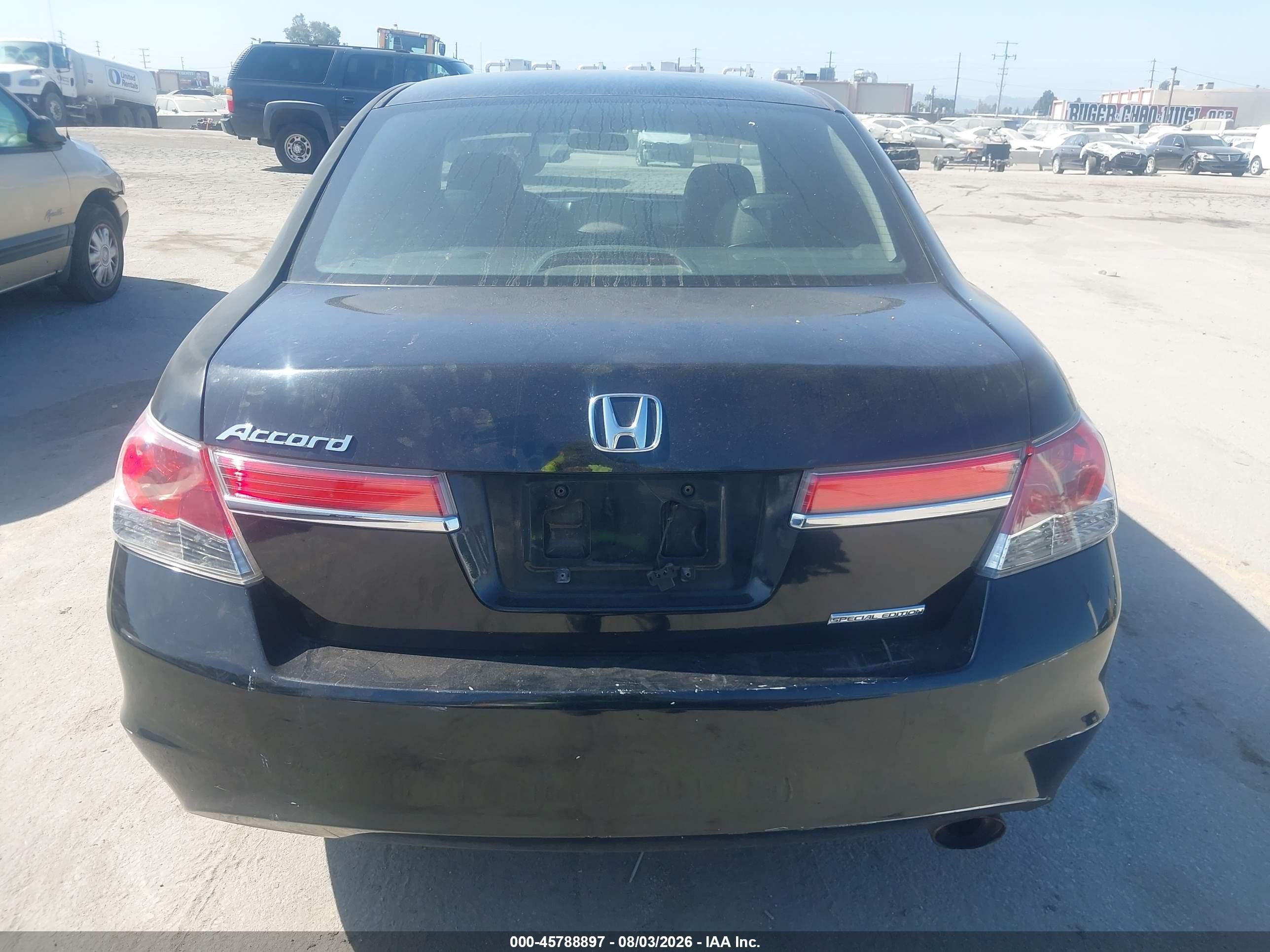 2012 Honda Accord 2.4 Se Black vin: 1HGCP2F65CA161167
