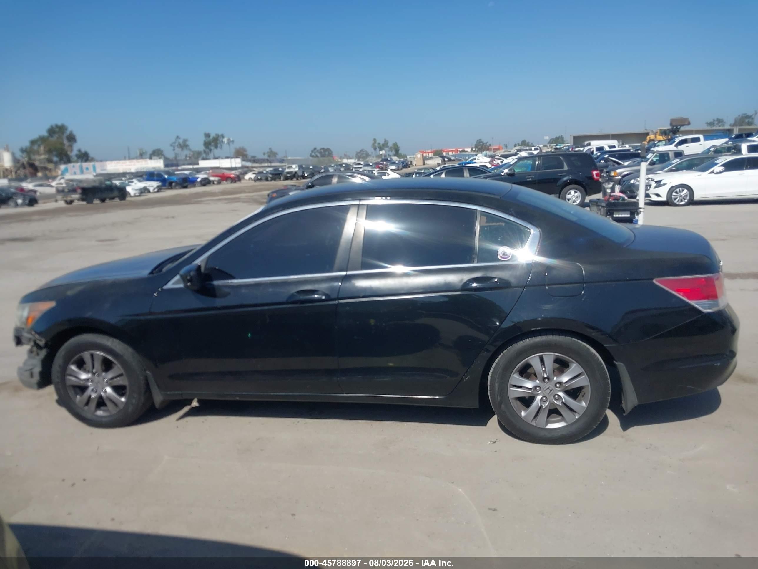2012 Honda Accord 2.4 Se Black vin: 1HGCP2F65CA161167