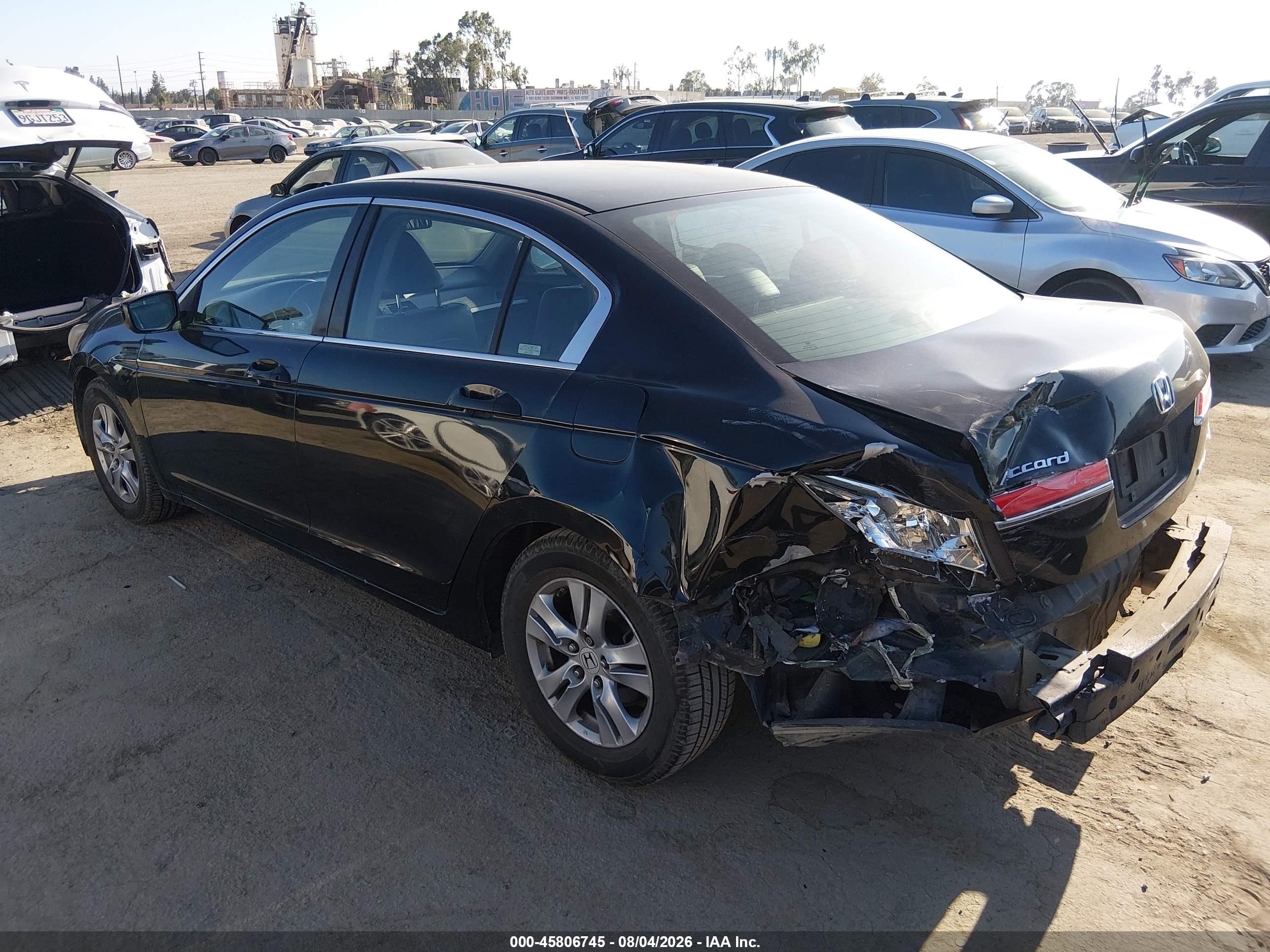 2012 Honda Accord 2.4 Se Black vin: 1HGCP2F65CA172752