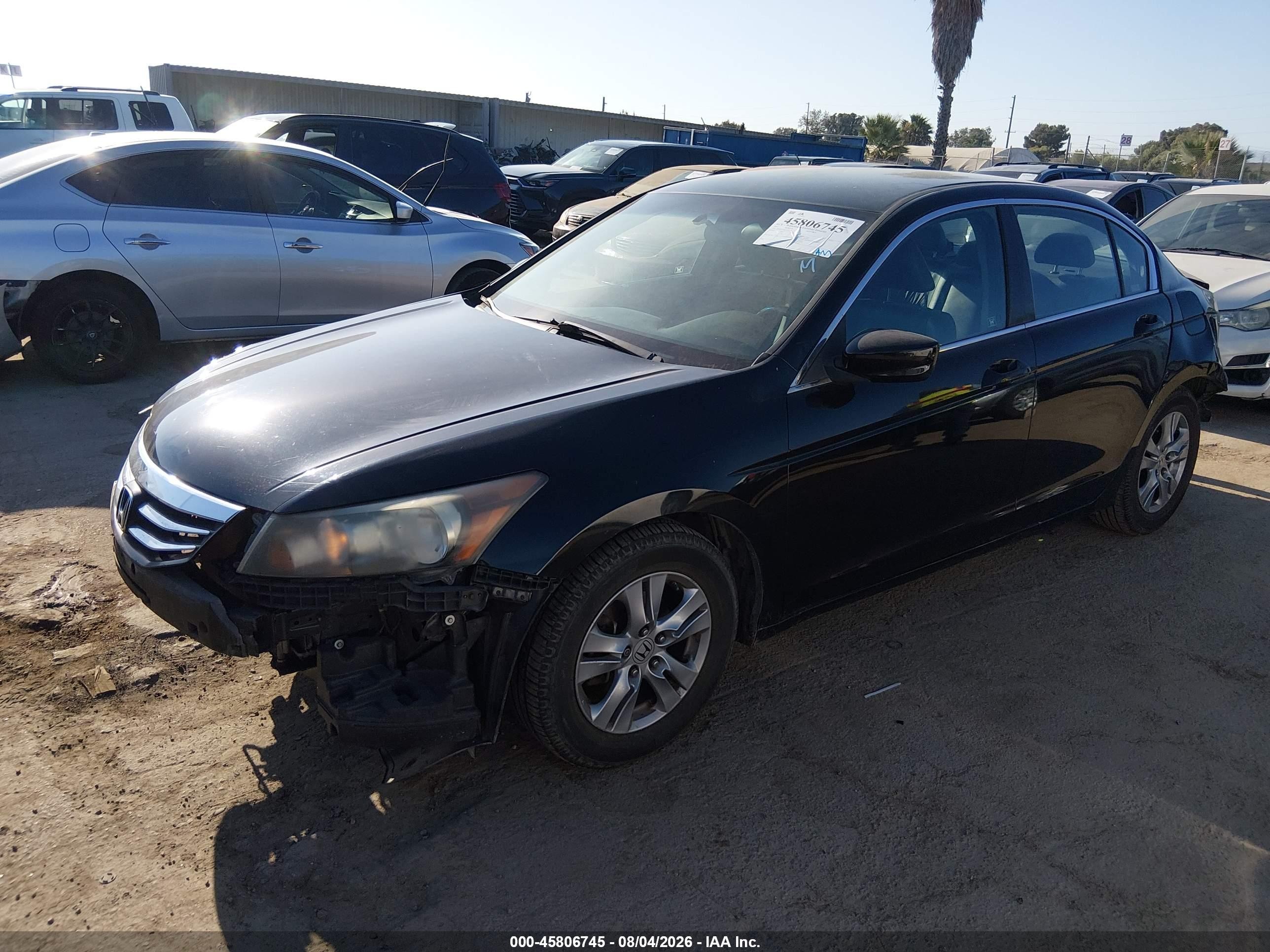 2012 Honda Accord 2.4 Se Black vin: 1HGCP2F65CA172752
