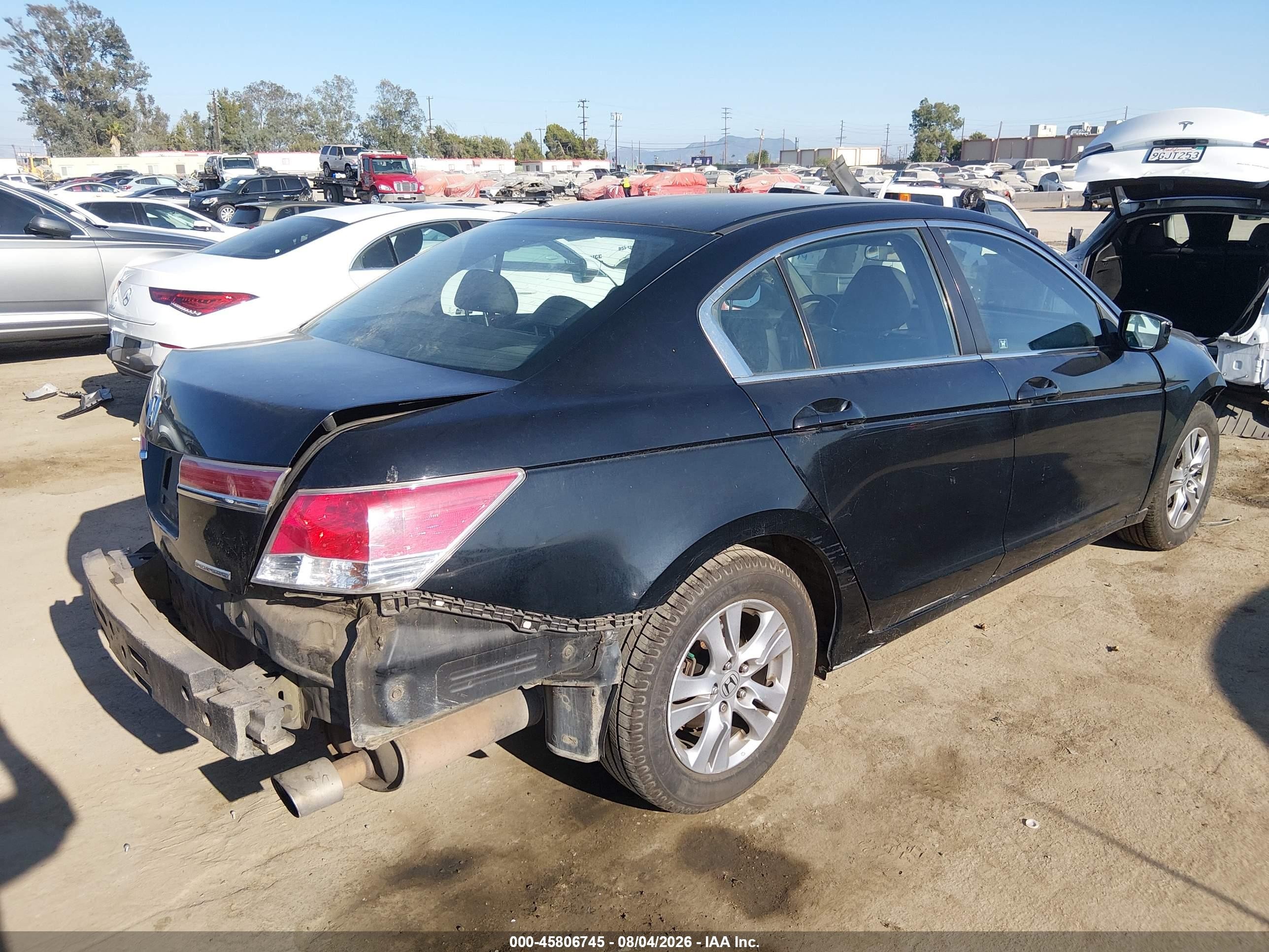 2012 Honda Accord 2.4 Se Black vin: 1HGCP2F65CA172752