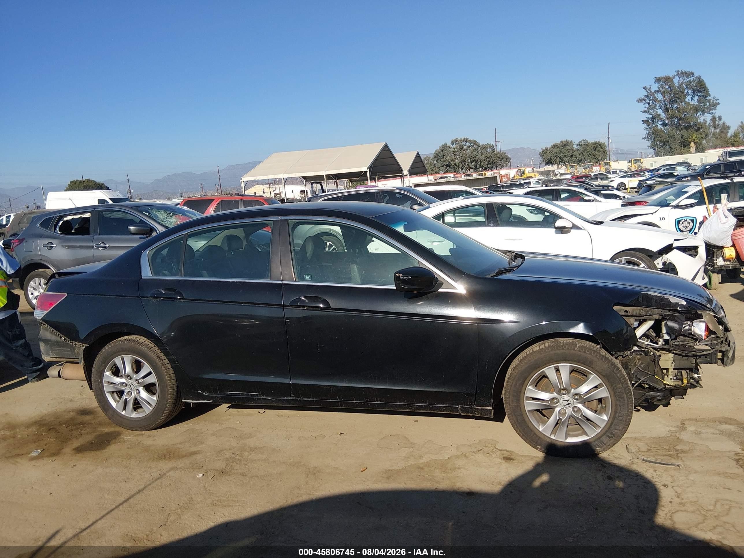 2012 Honda Accord 2.4 Se Black vin: 1HGCP2F65CA172752