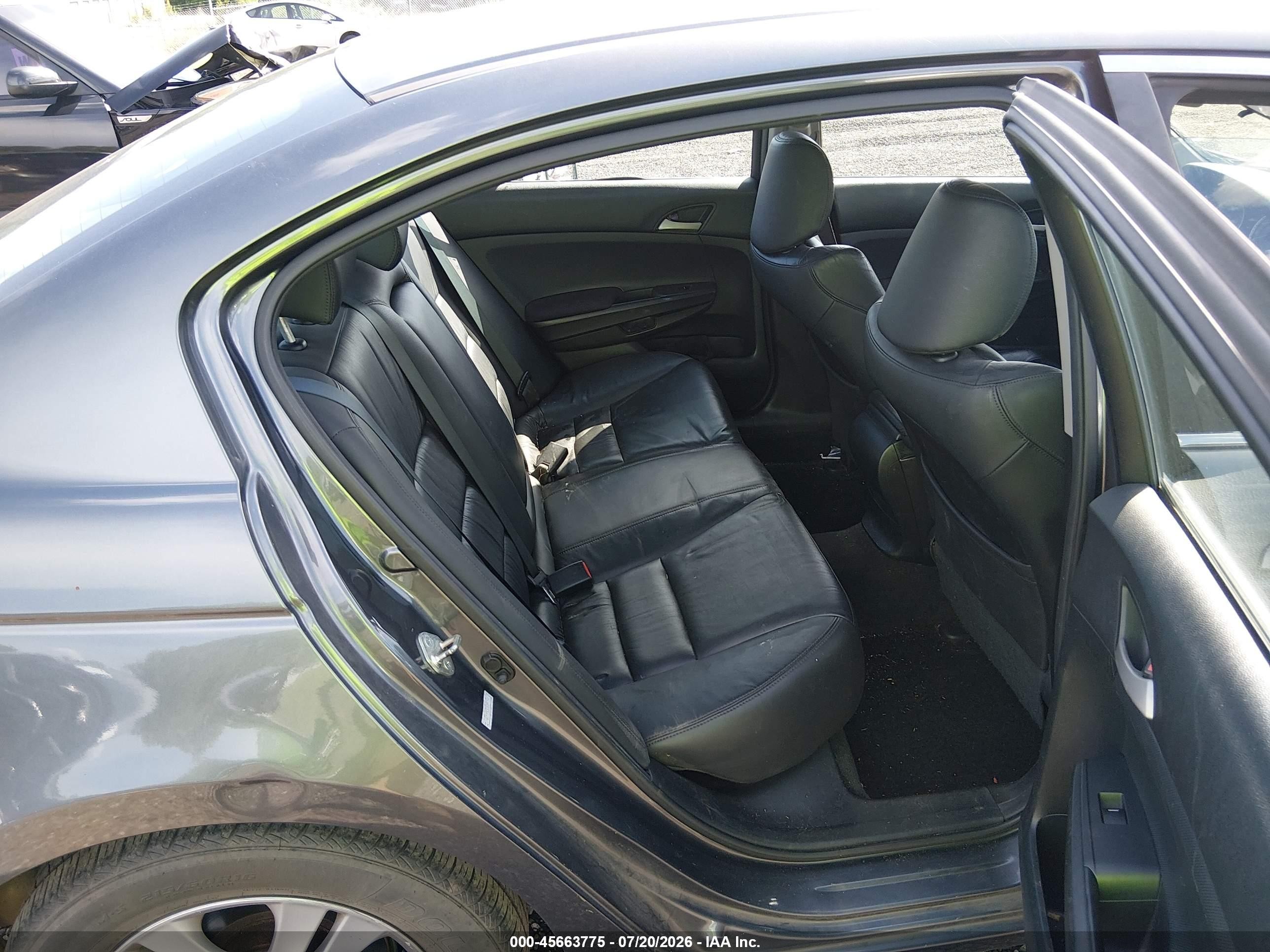 2012 Honda Accord 2.4 Se Серый vin: 1HGCP2F65CA189714