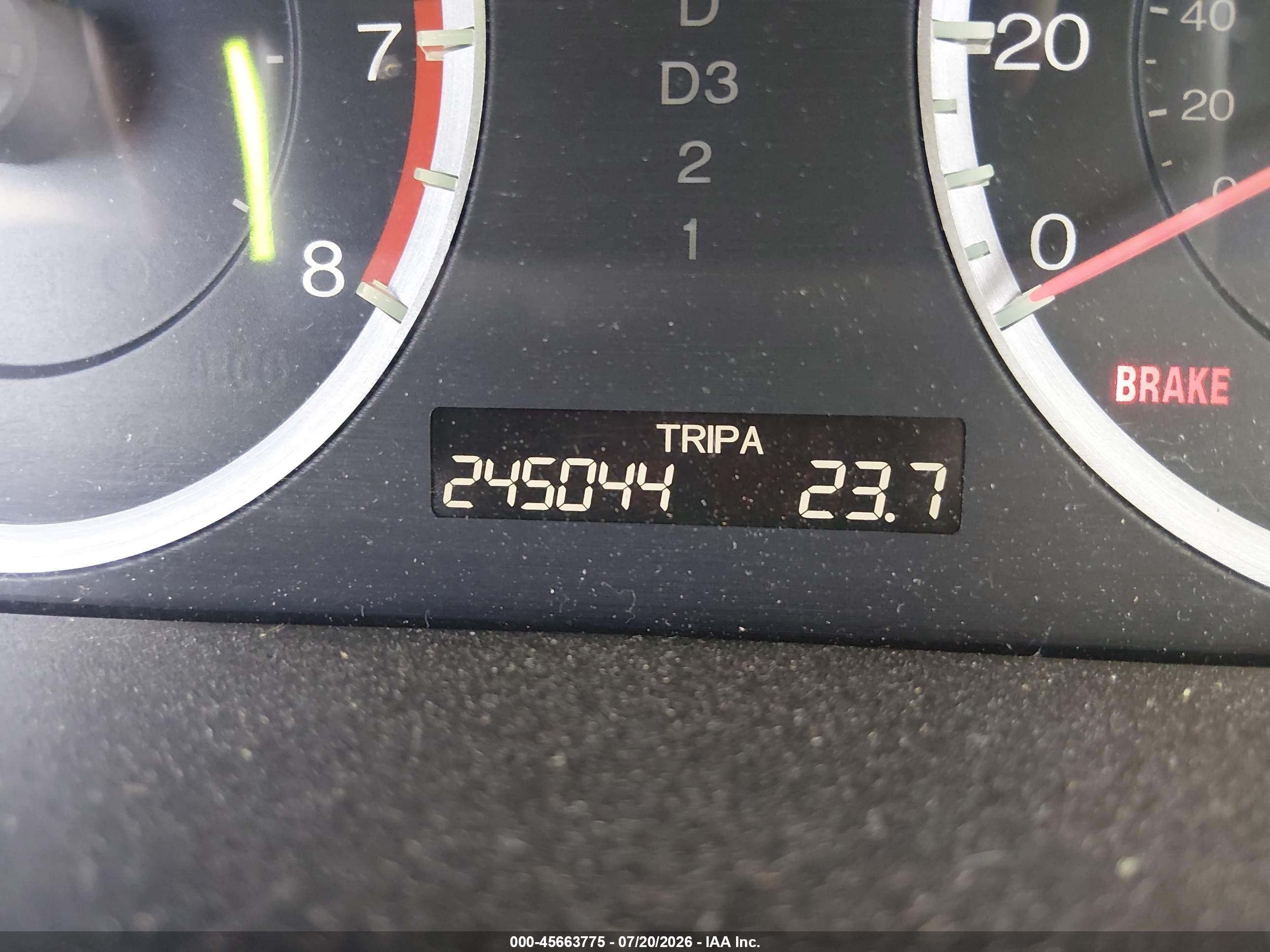 2012 Honda Accord 2.4 Se Серый vin: 1HGCP2F65CA189714