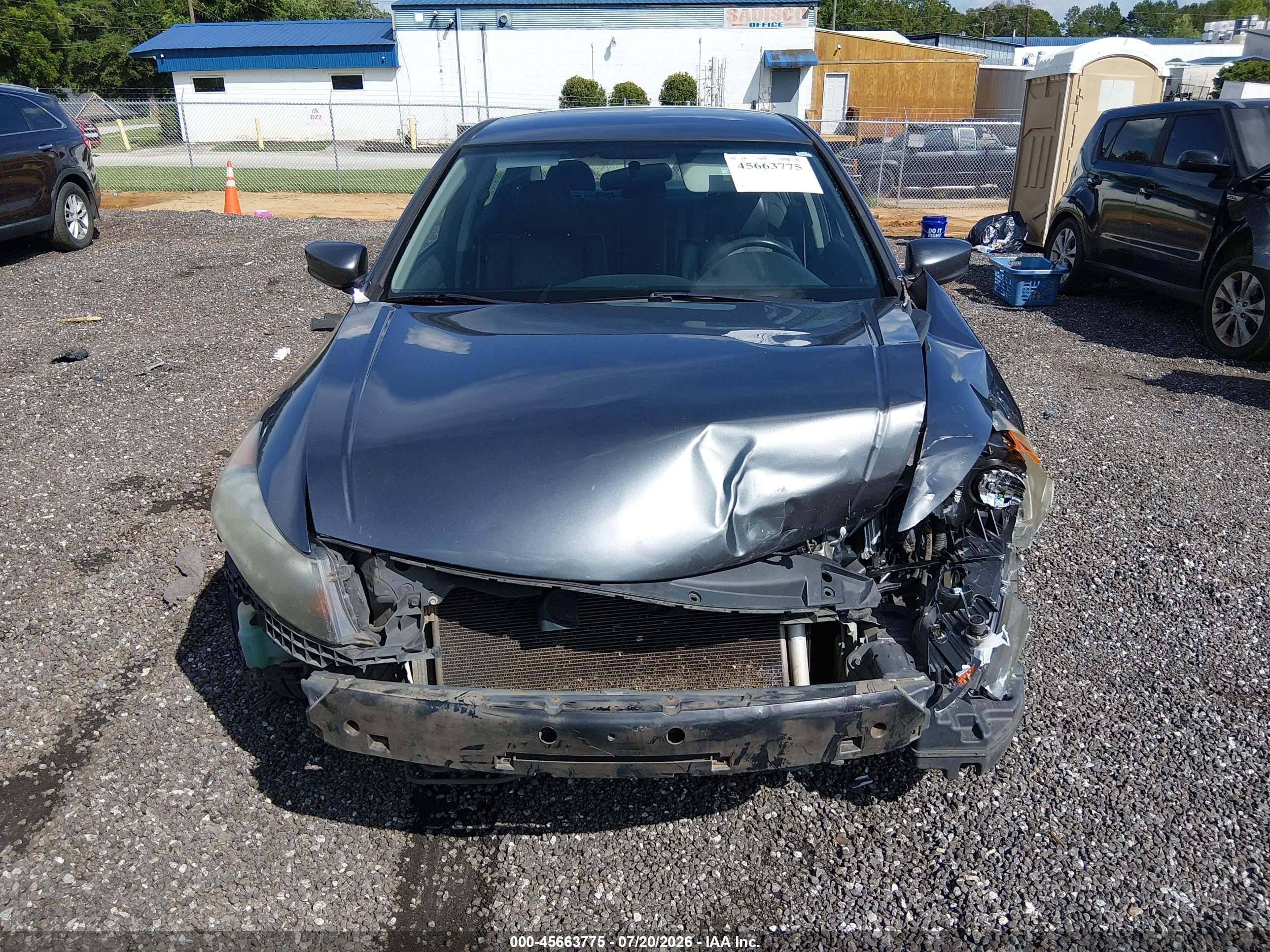 2012 Honda Accord 2.4 Se Серый vin: 1HGCP2F65CA189714