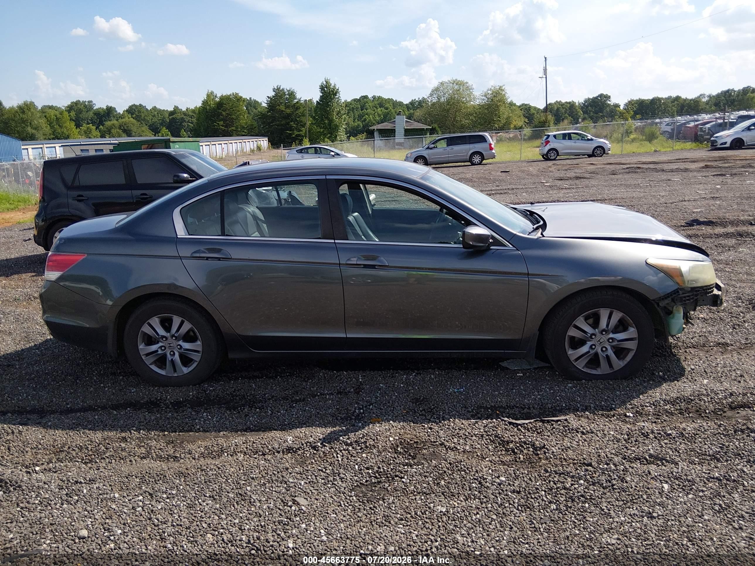 2012 Honda Accord 2.4 Se Серый vin: 1HGCP2F65CA189714