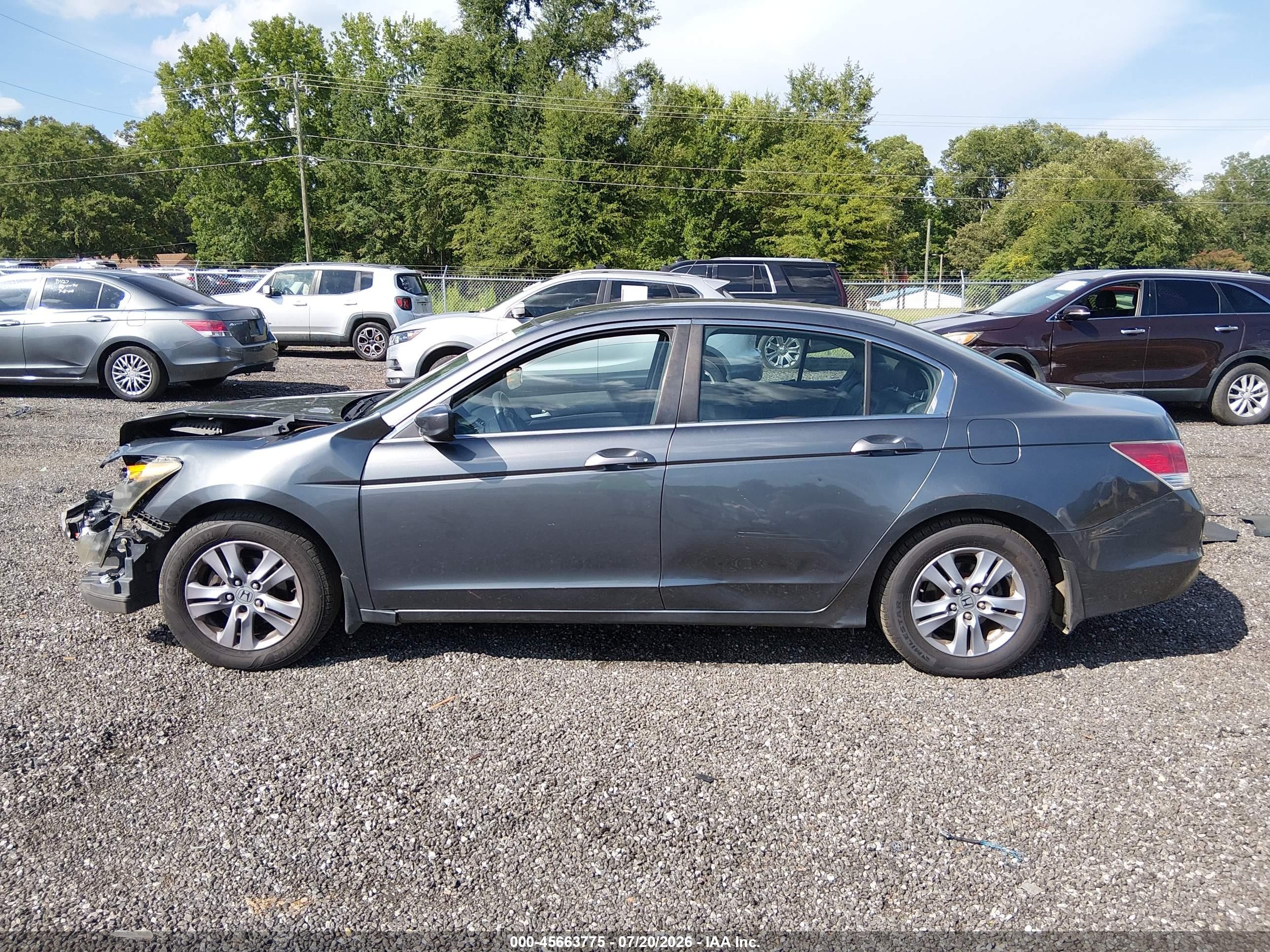 2012 Honda Accord 2.4 Se Серый vin: 1HGCP2F65CA189714