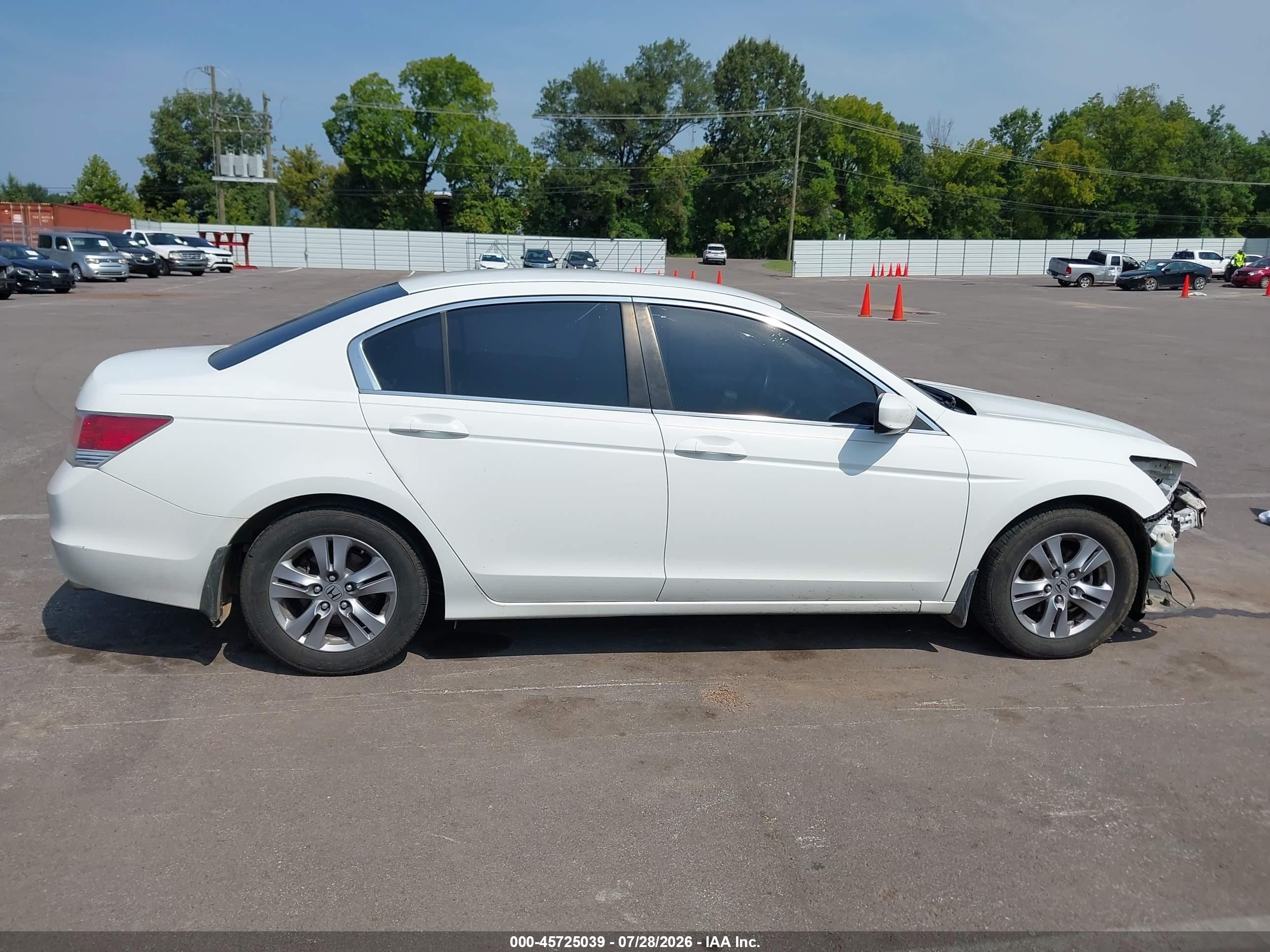 2012 Honda Accord 2.4 Se White vin: 1HGCP2F65CA190233