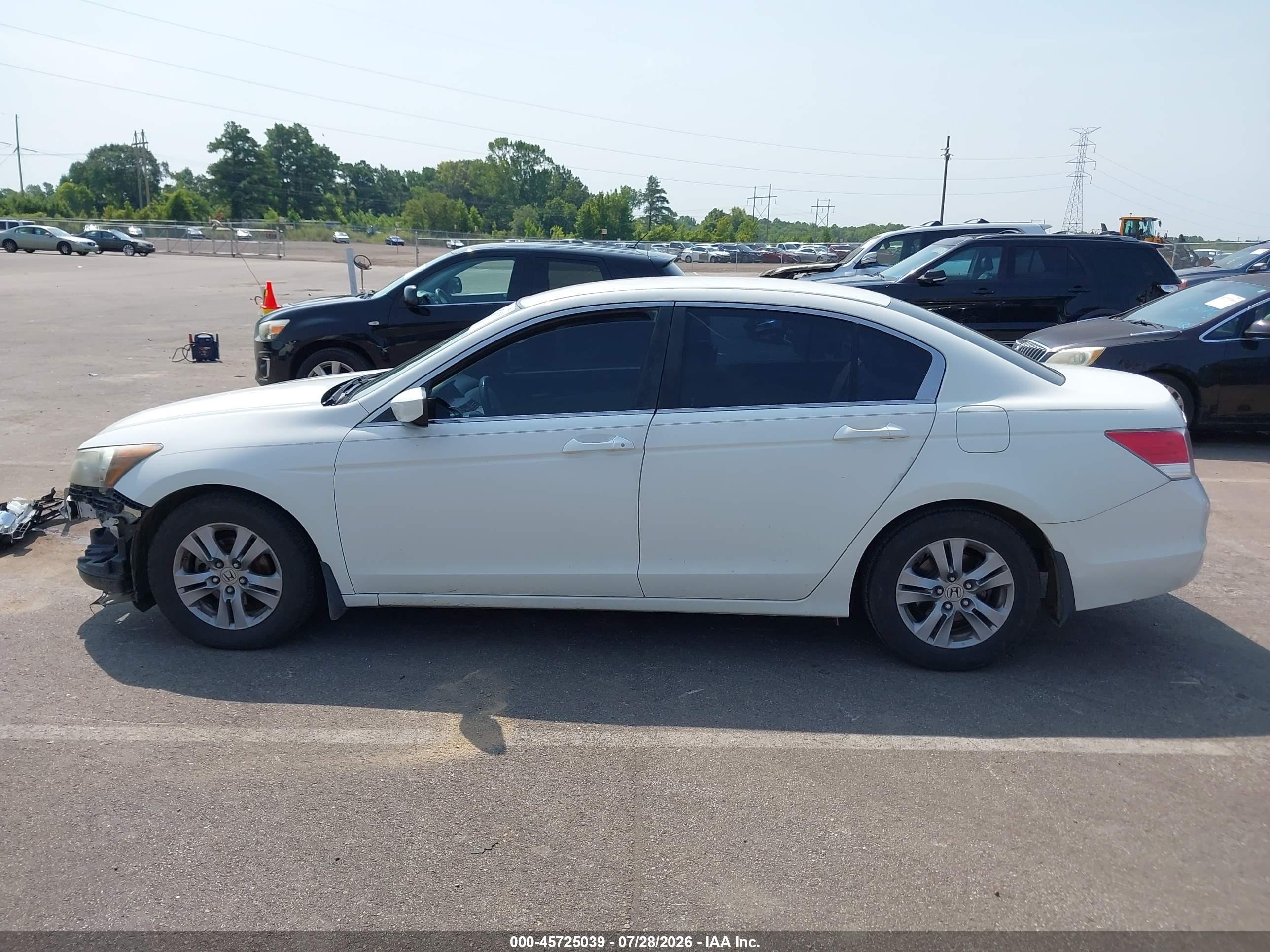 2012 Honda Accord 2.4 Se White vin: 1HGCP2F65CA190233