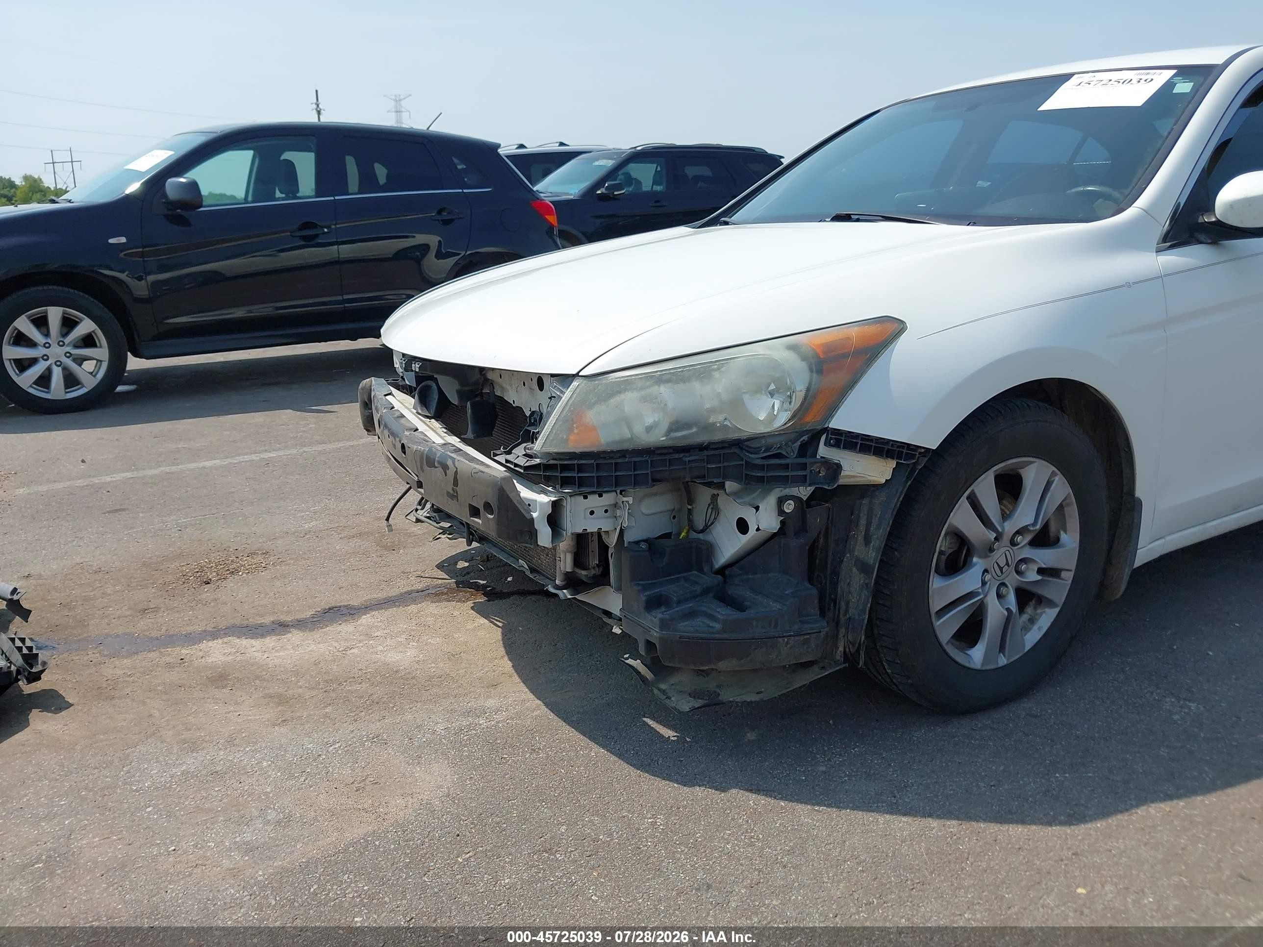 2012 Honda Accord 2.4 Se White vin: 1HGCP2F65CA190233