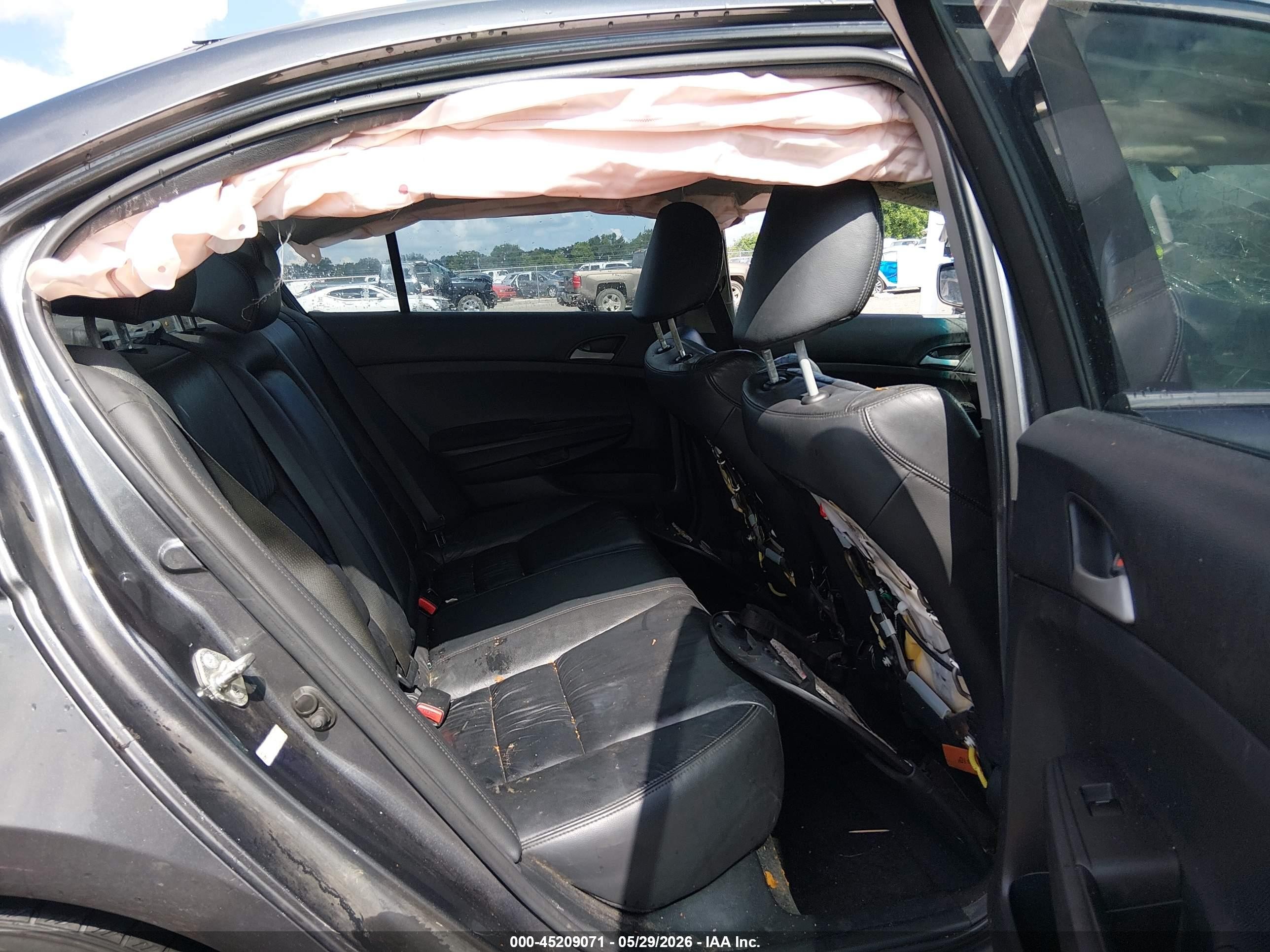 2012 Honda Accord 2.4 Se Серый vin: 1HGCP2F65CA198221