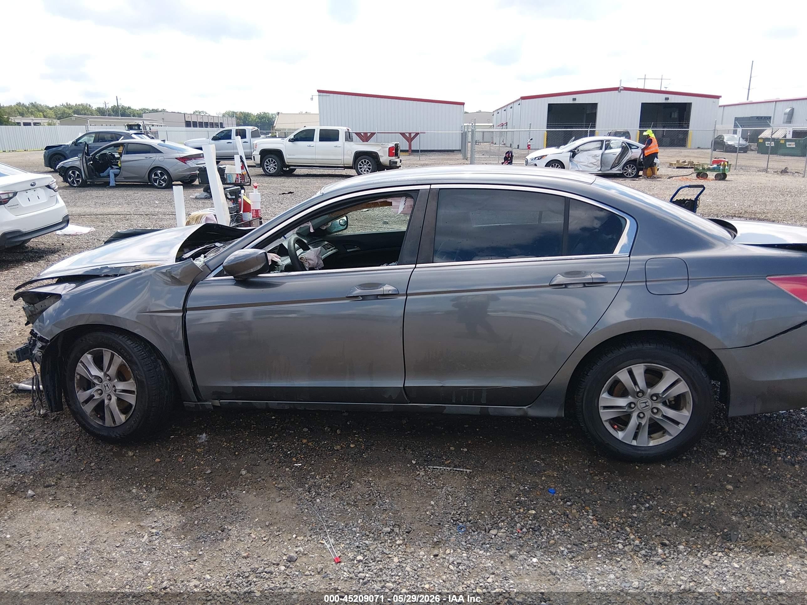 2012 Honda Accord 2.4 Se Серый vin: 1HGCP2F65CA198221