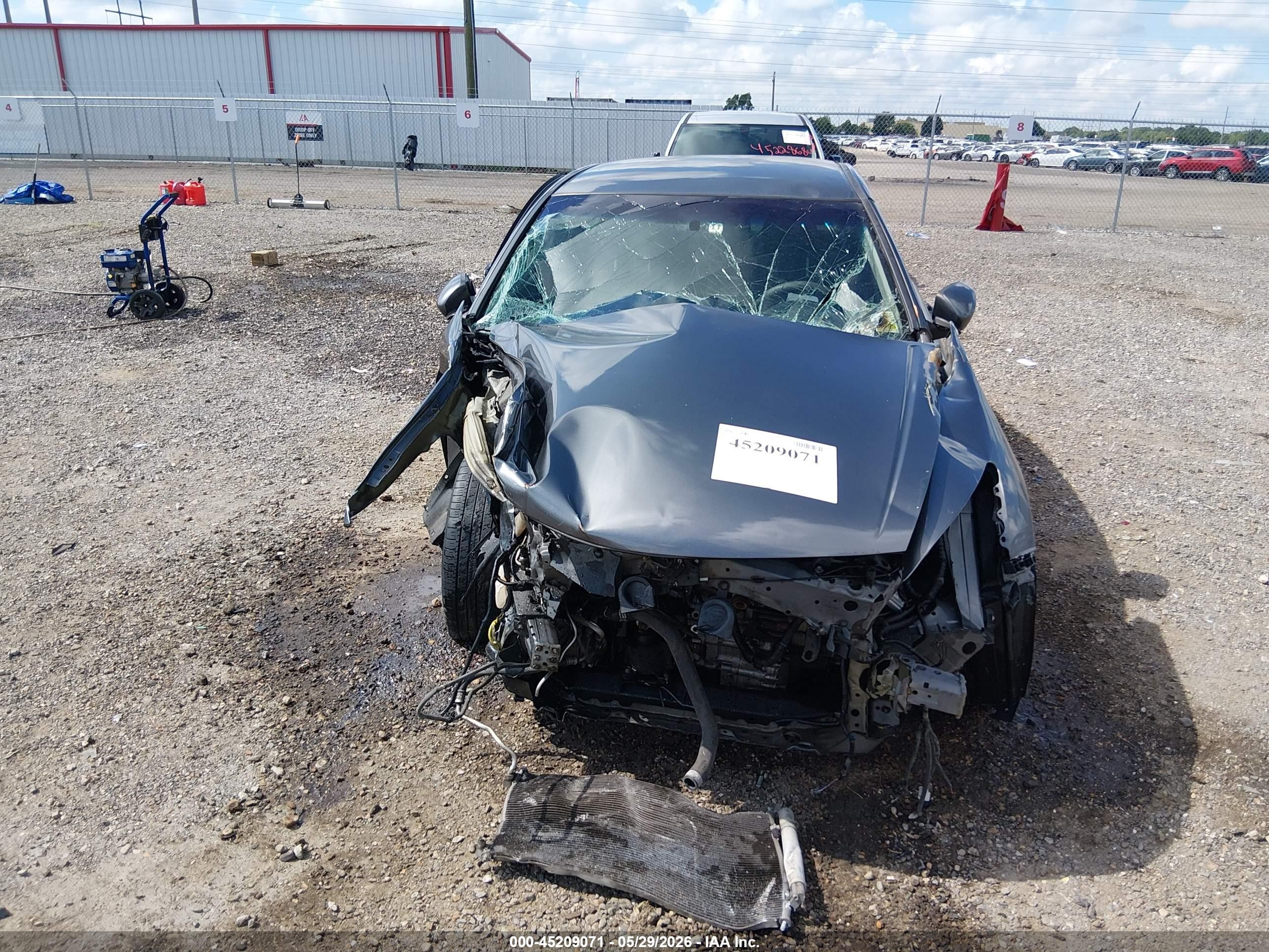 2012 Honda Accord 2.4 Se Серый vin: 1HGCP2F65CA198221