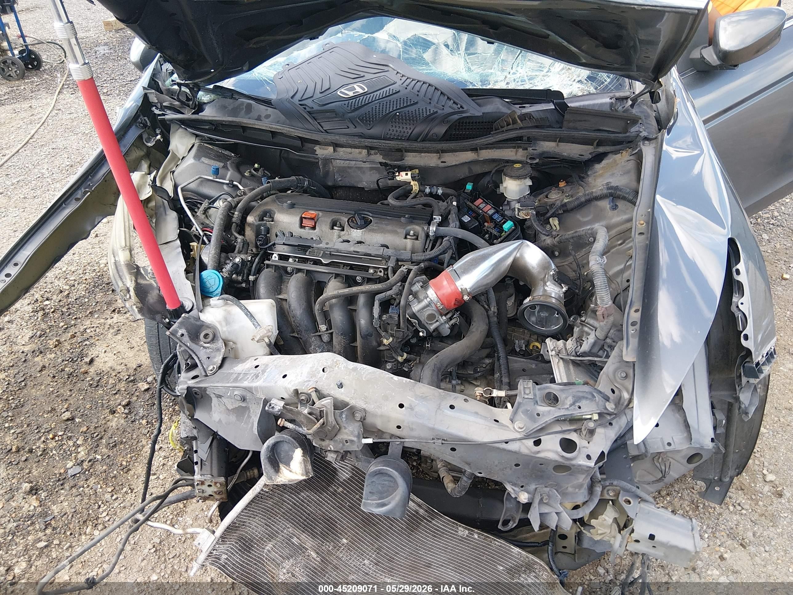 2012 Honda Accord 2.4 Se Серый vin: 1HGCP2F65CA198221
