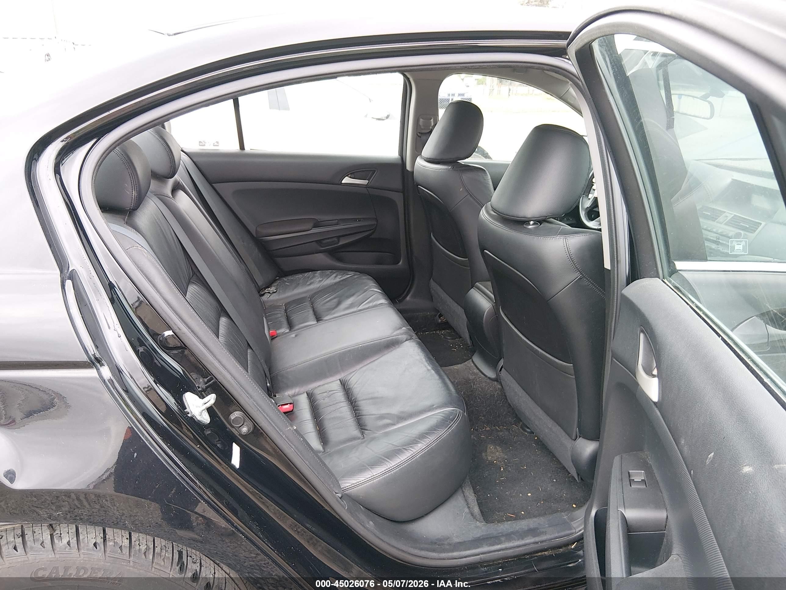 2012 Honda Accord 2.4 Se Black vin: 1HGCP2F65CA233663