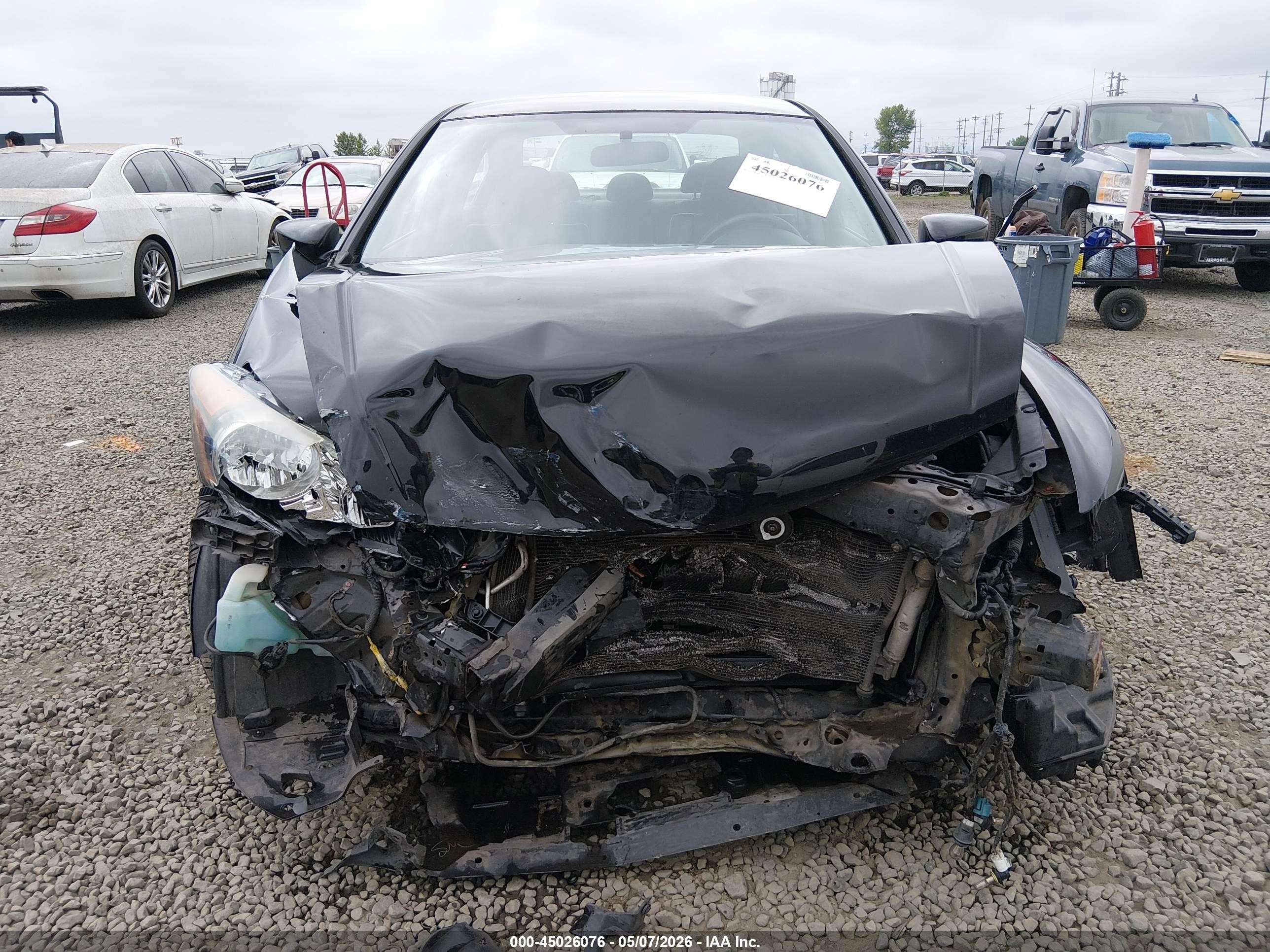 2012 Honda Accord 2.4 Se Black vin: 1HGCP2F65CA233663