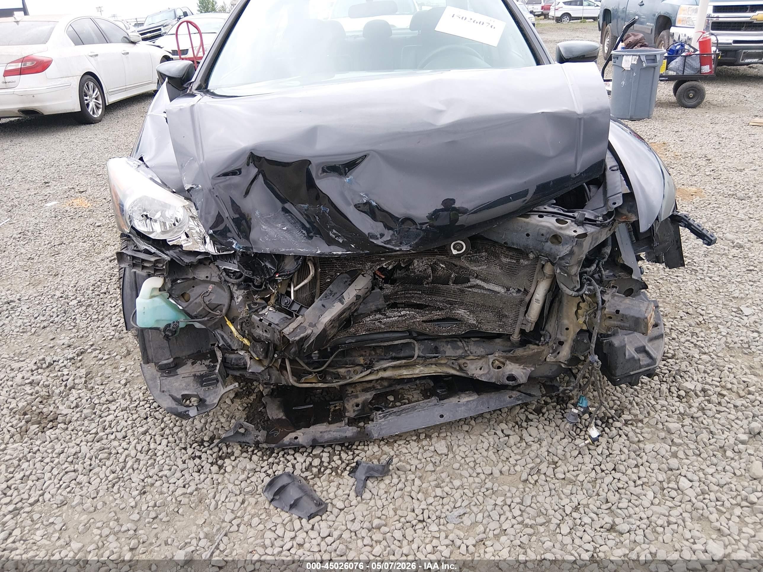 2012 Honda Accord 2.4 Se Black vin: 1HGCP2F65CA233663