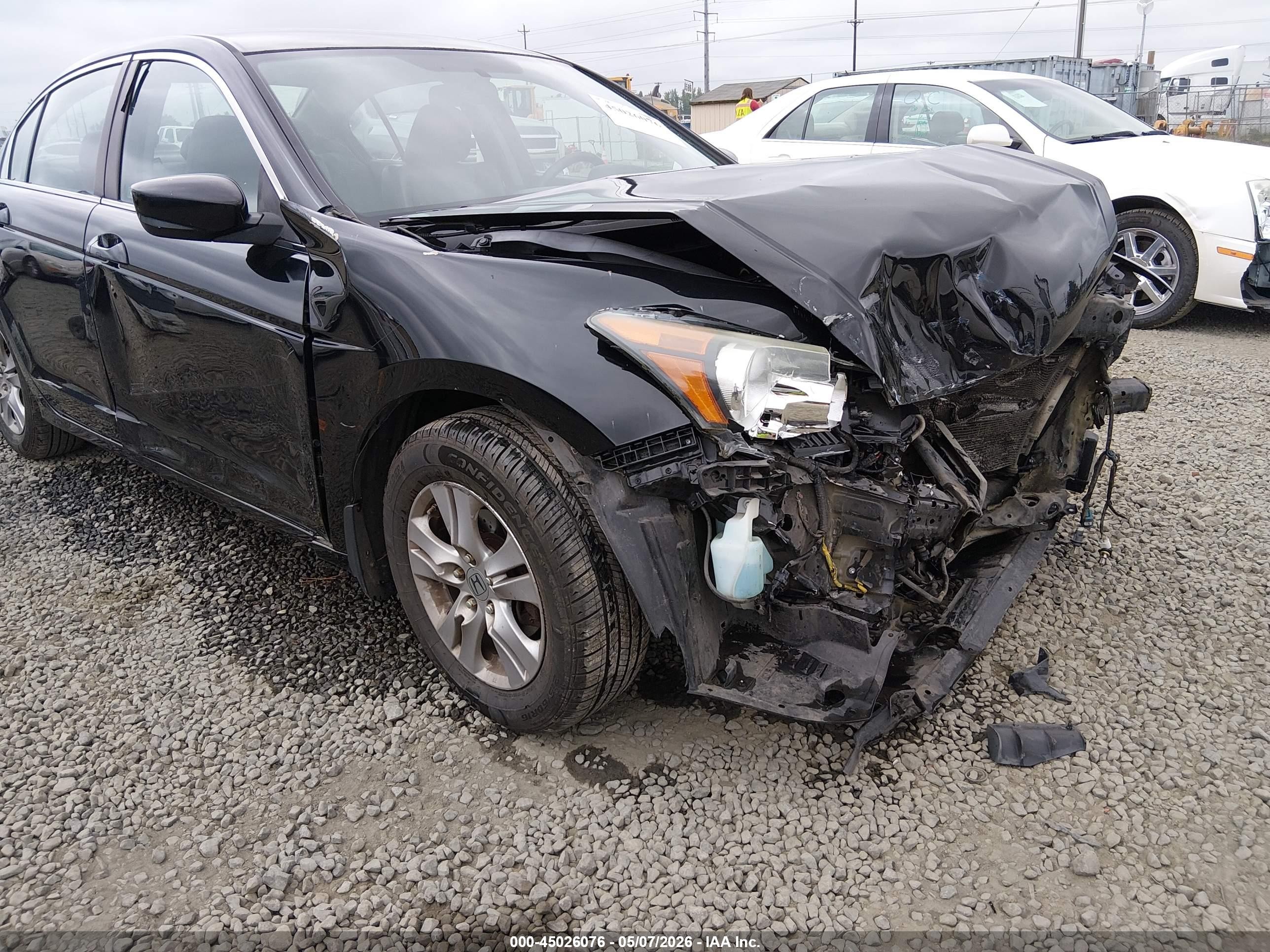 2012 Honda Accord 2.4 Se Black vin: 1HGCP2F65CA233663