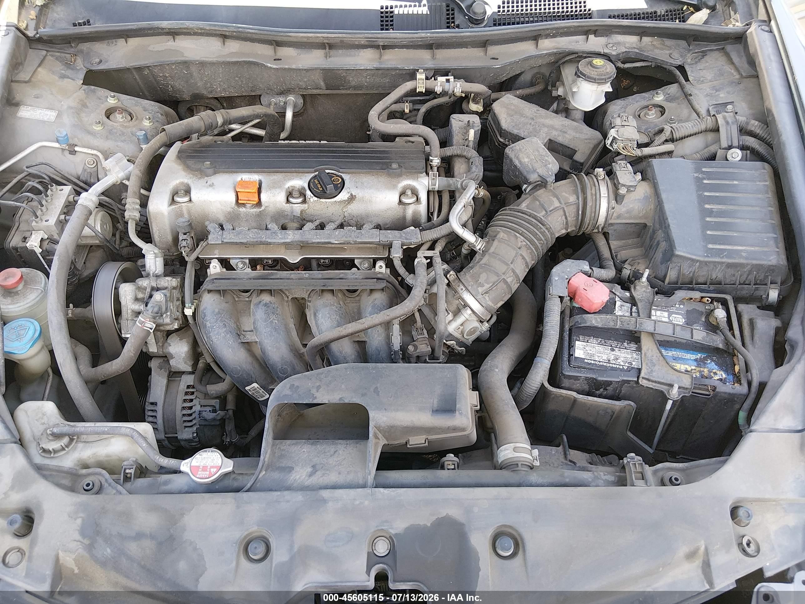 2011 Honda Accord 2.4 Se Gray vin: 1HGCP2F66BA004004