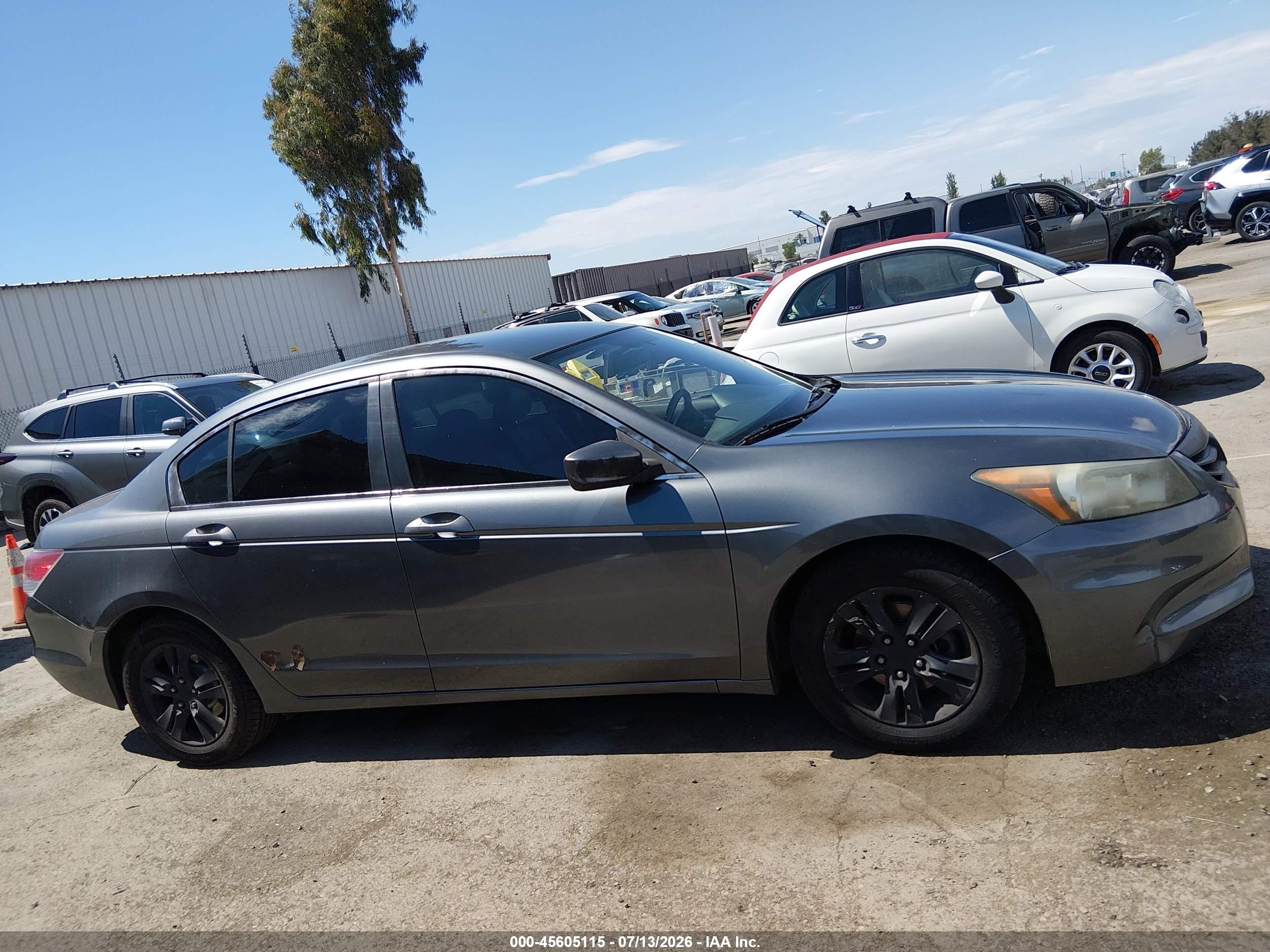 2011 Honda Accord 2.4 Se Gray vin: 1HGCP2F66BA004004