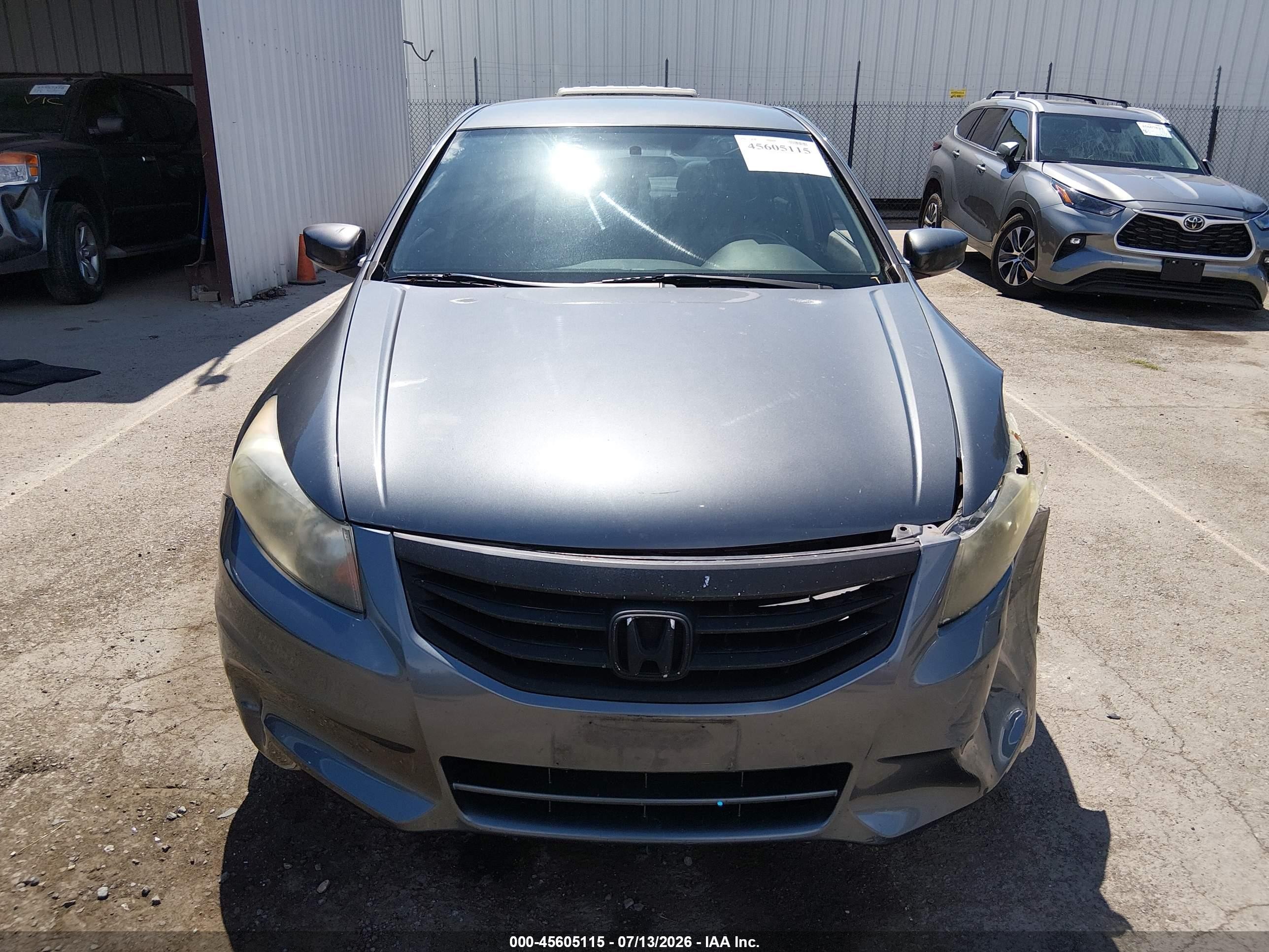 2011 Honda Accord 2.4 Se Gray vin: 1HGCP2F66BA004004