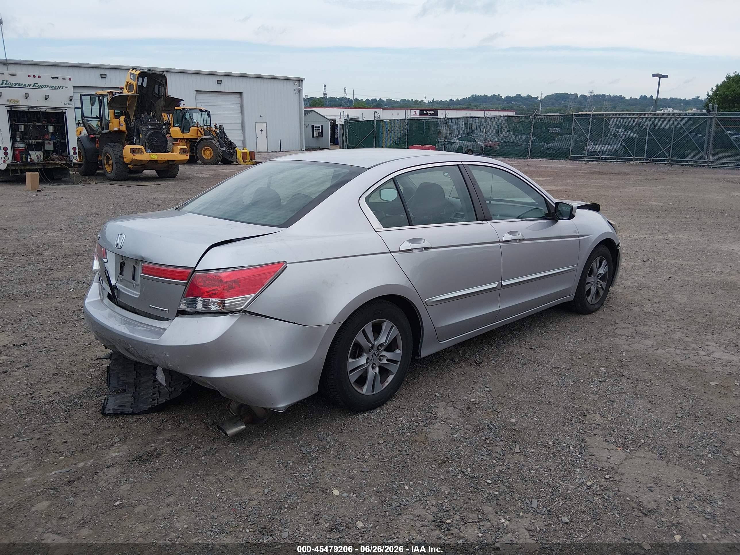 2011 Honda Accord 2.4 Se Серебряный vin: 1HGCP2F66BA031512