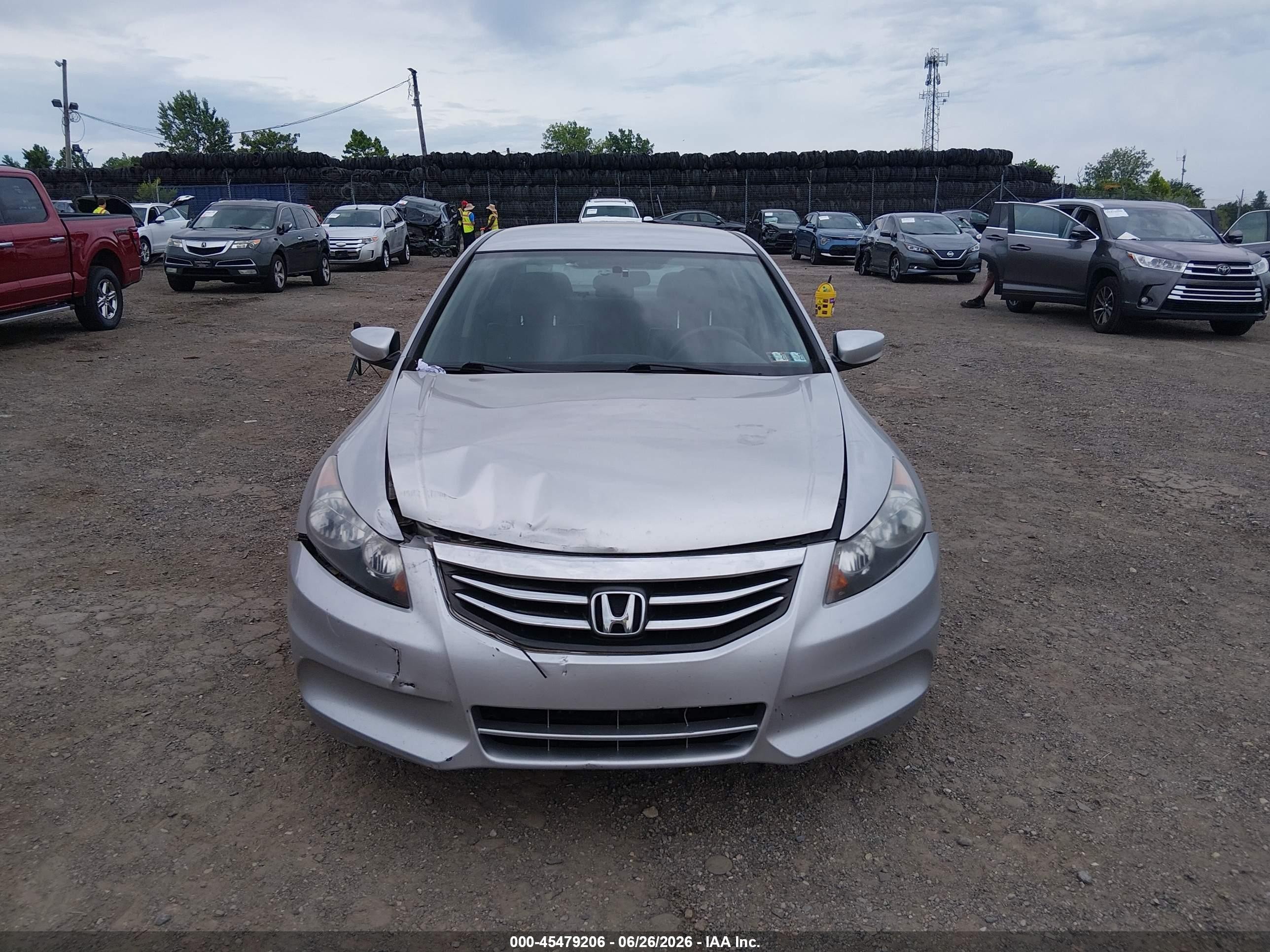 2011 Honda Accord 2.4 Se Серебряный vin: 1HGCP2F66BA031512