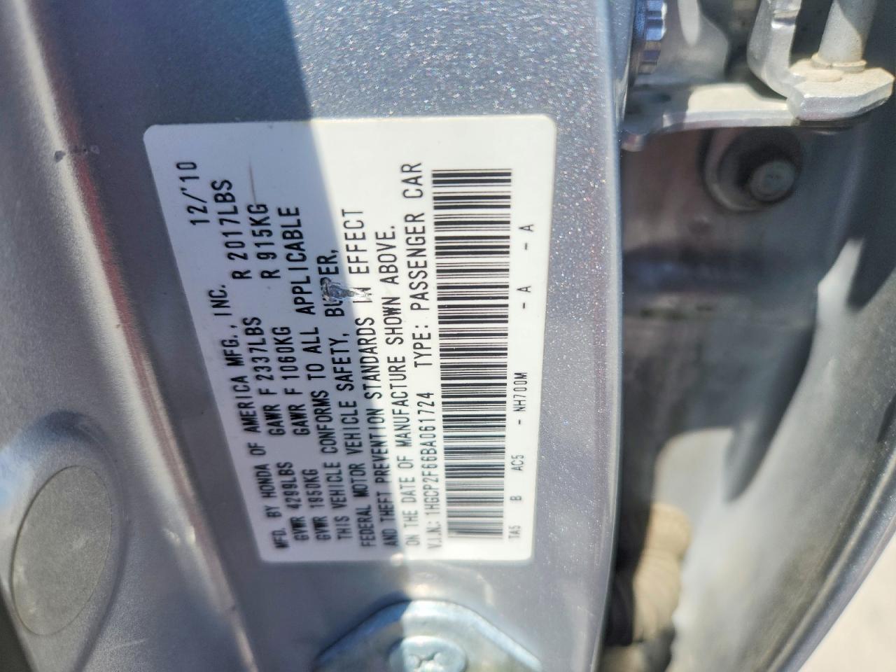 2011 Honda Accord Se Silver vin: 1HGCP2F66BA061724