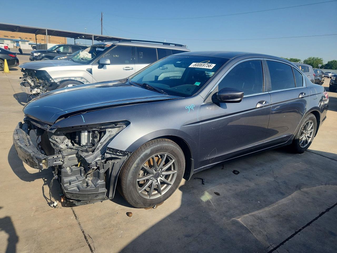 2011 Honda Accord Se Gray vin: 1HGCP2F66BA097106