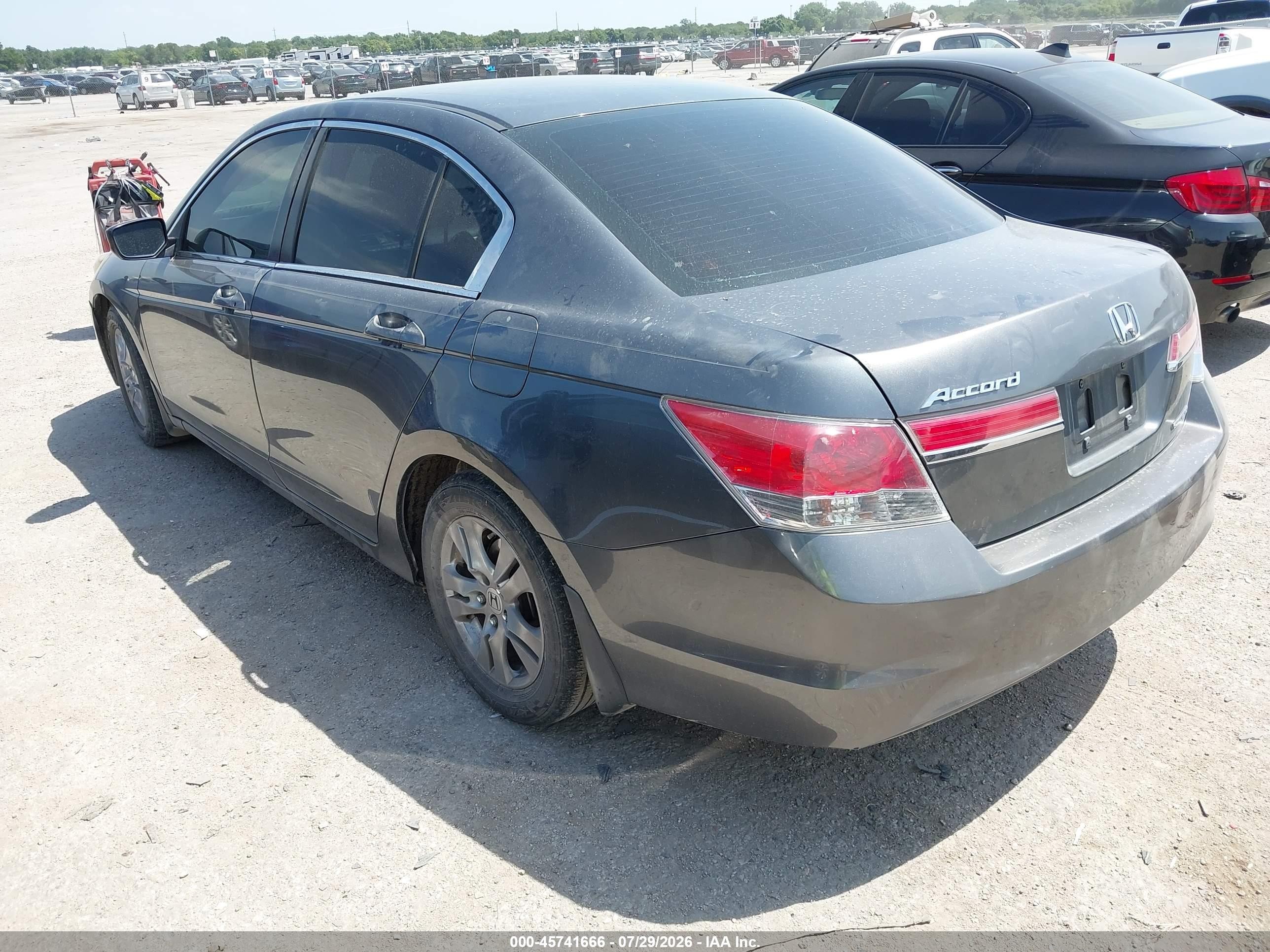 2011 Honda Accord 2.4 Se Gray vin: 1HGCP2F66BA121887