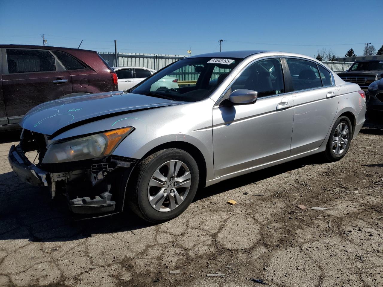 2011 Honda Accord Se Silver vin: 1HGCP2F66BA149897
